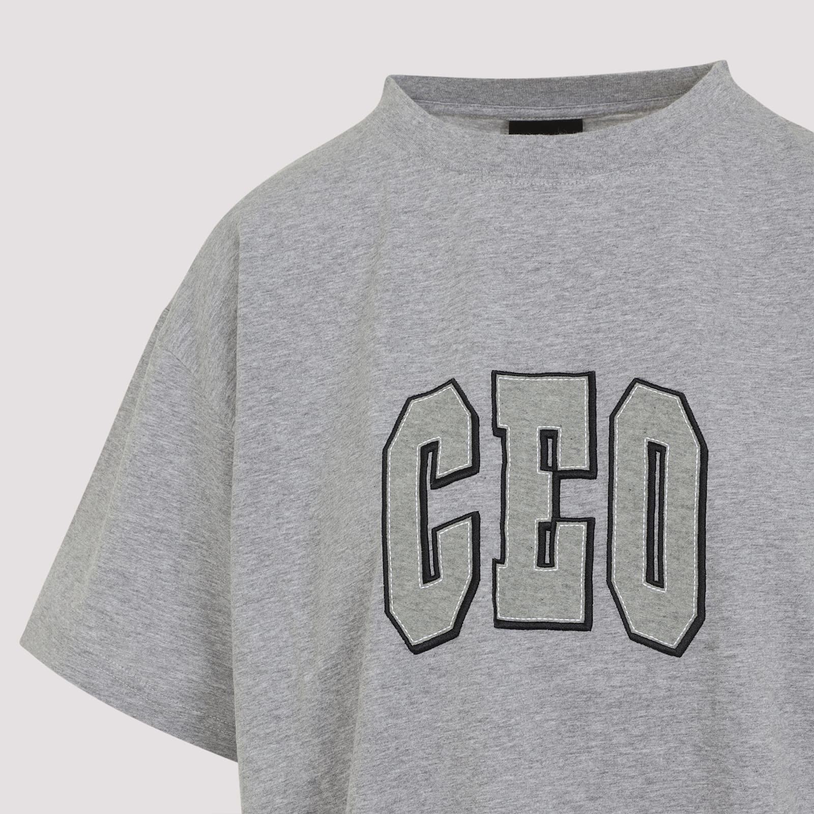 Balenciaga Cotton T-shirt In Gray