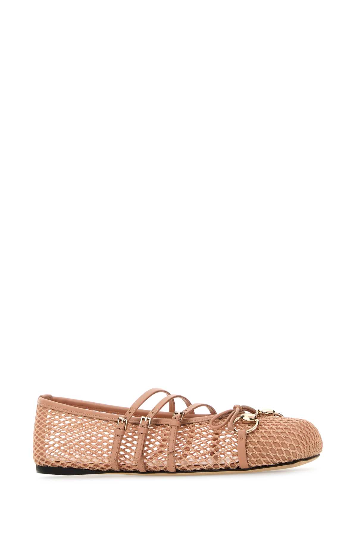 Gucci Strappy Ballerina Shoes Square Toe In Animal Print