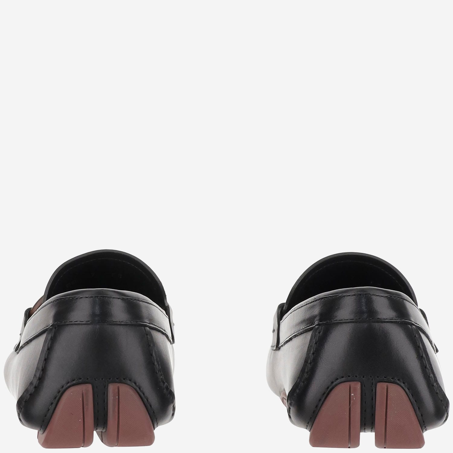 Ferragamo Gancini-detail Leather Loafers