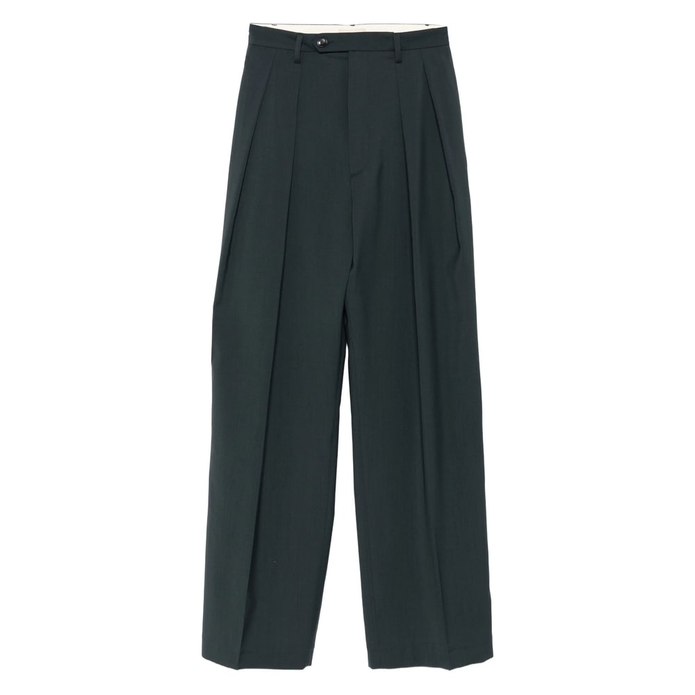 Barena Venezia Pleated-front Trousers In Black