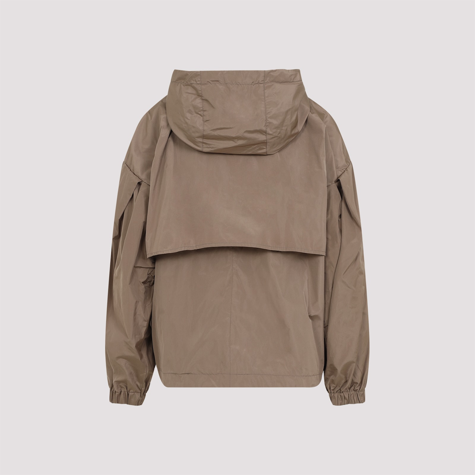 Max Mara The Cube Tea Taffeta Parka In Spring Camel