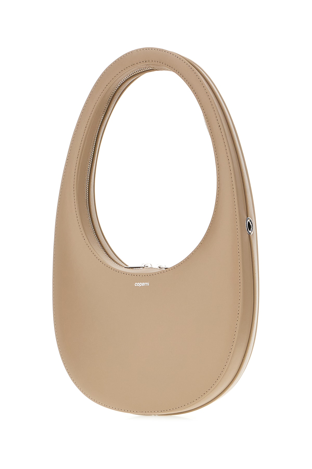 COPERNI CAPPUCCINO LEATHER SWIPE SHOULDER BAG 