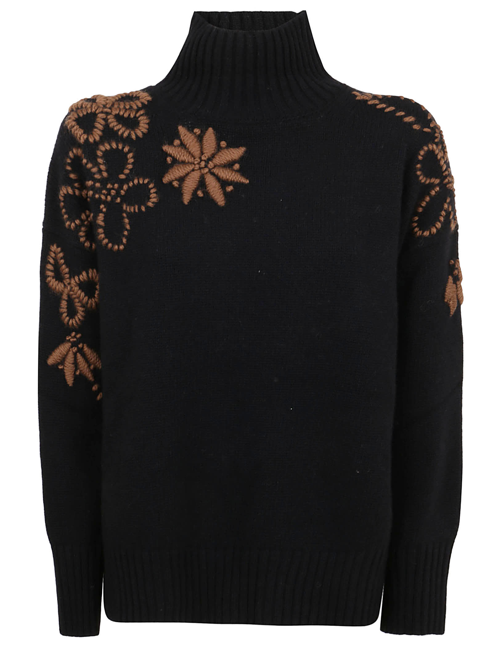 Ermanno Scervino High Neck Long Sleeve Sweater