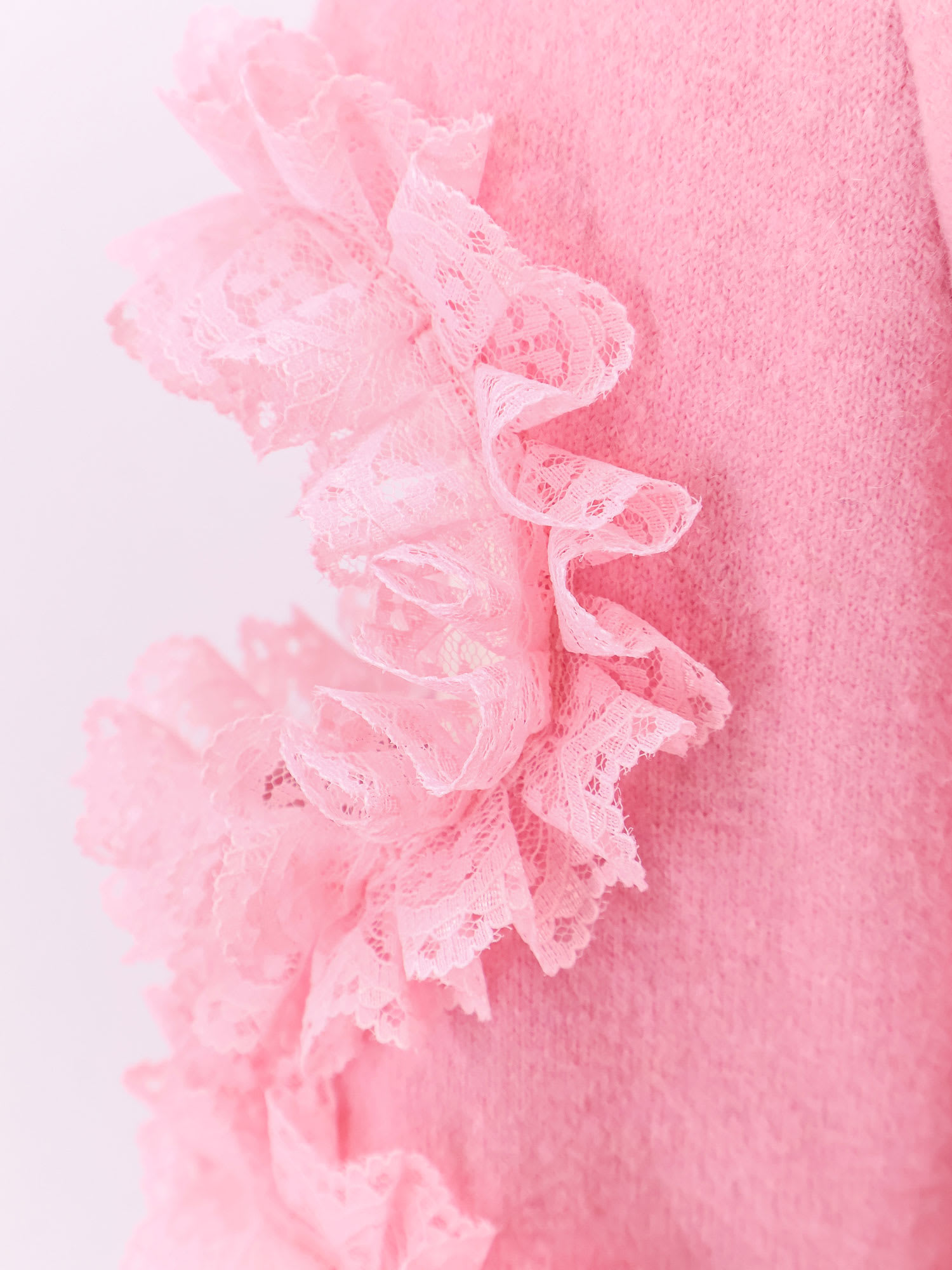 Shop Self-portrait Cristopher Kane Residency Cardigan With Cut-out Details In Pink