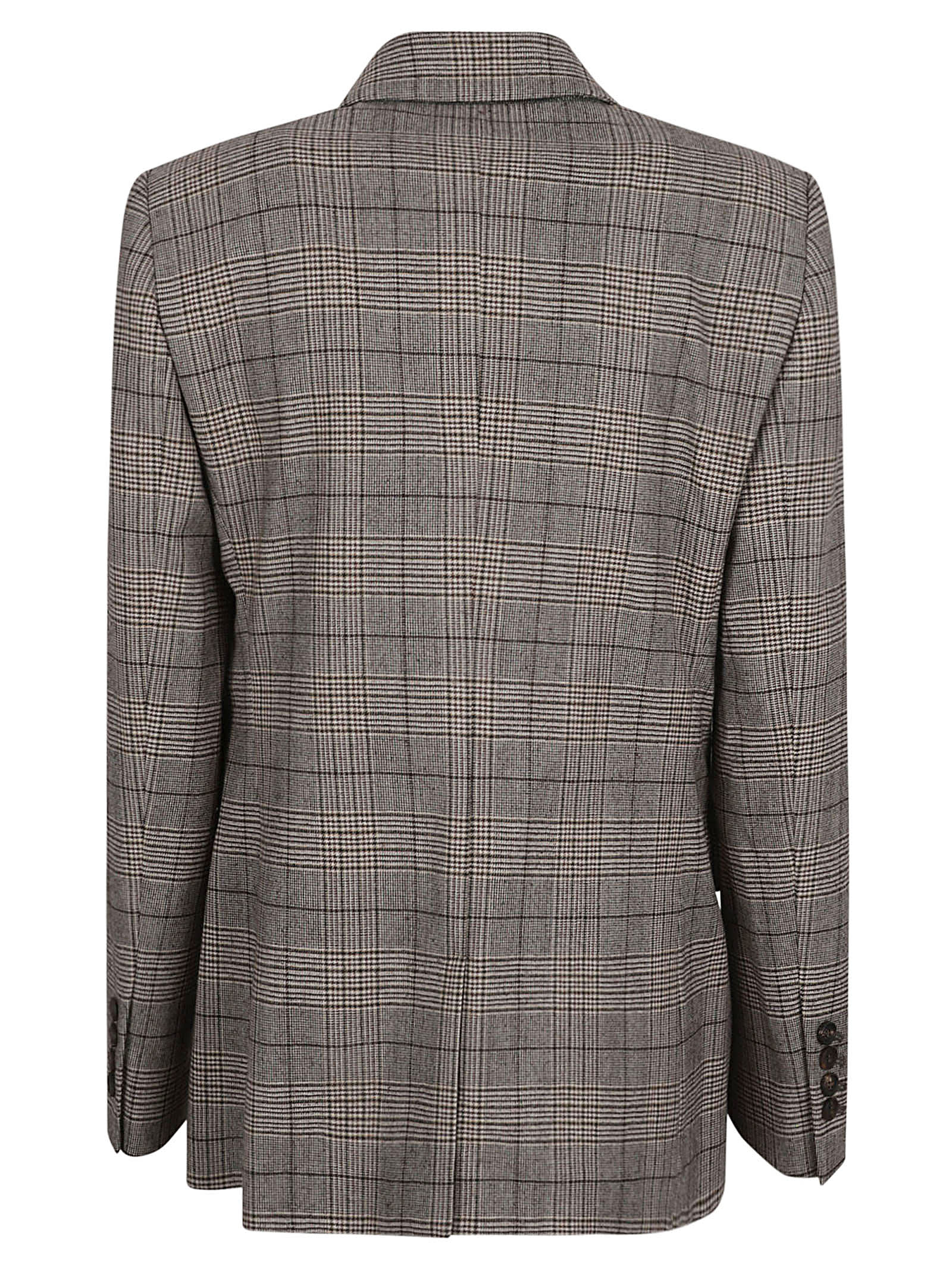 BRUNELLO CUCINELLI SUIT-TYPE CHECK BLAZER 