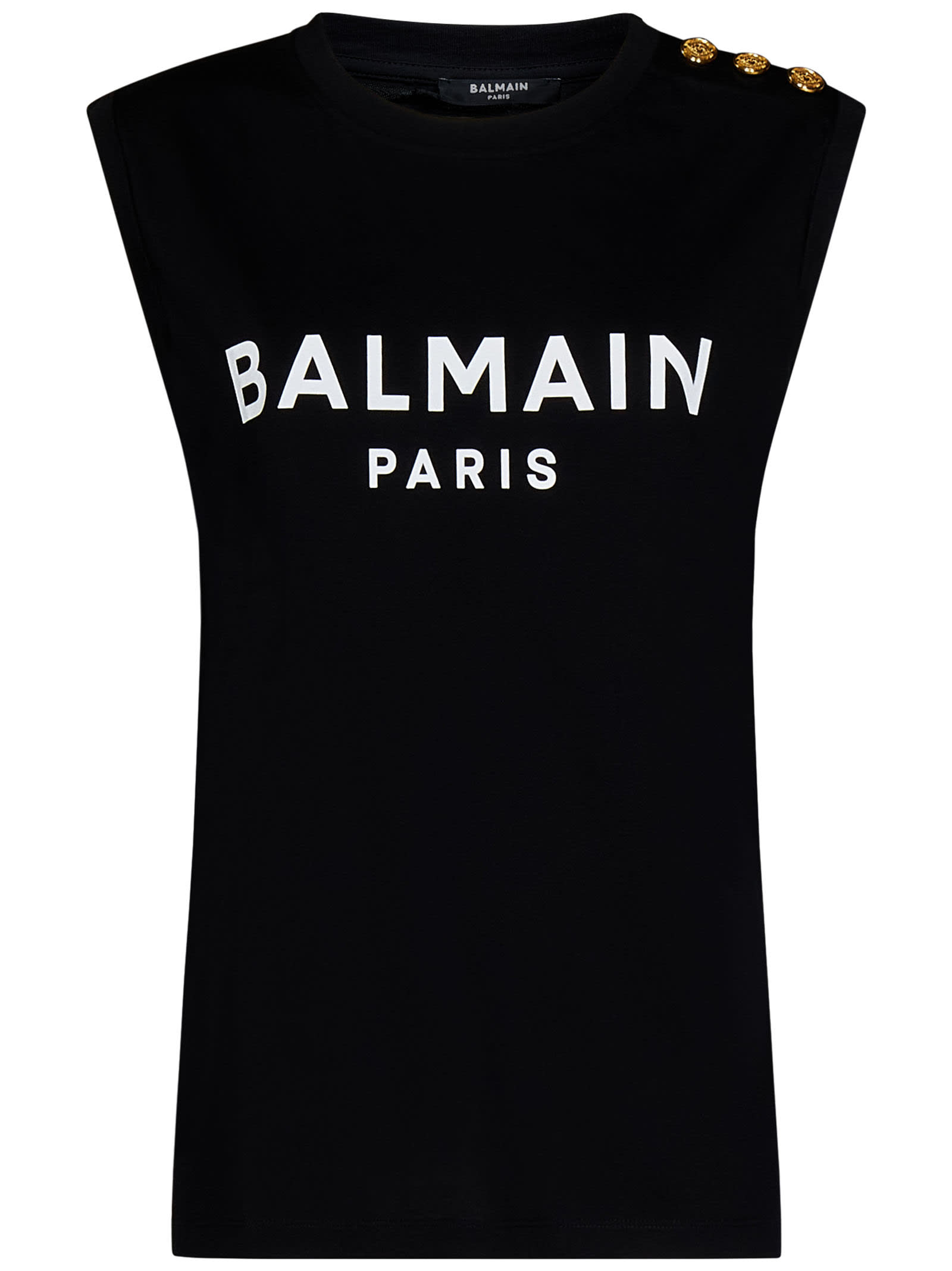 Shop Balmain Paris T-shirt In Black