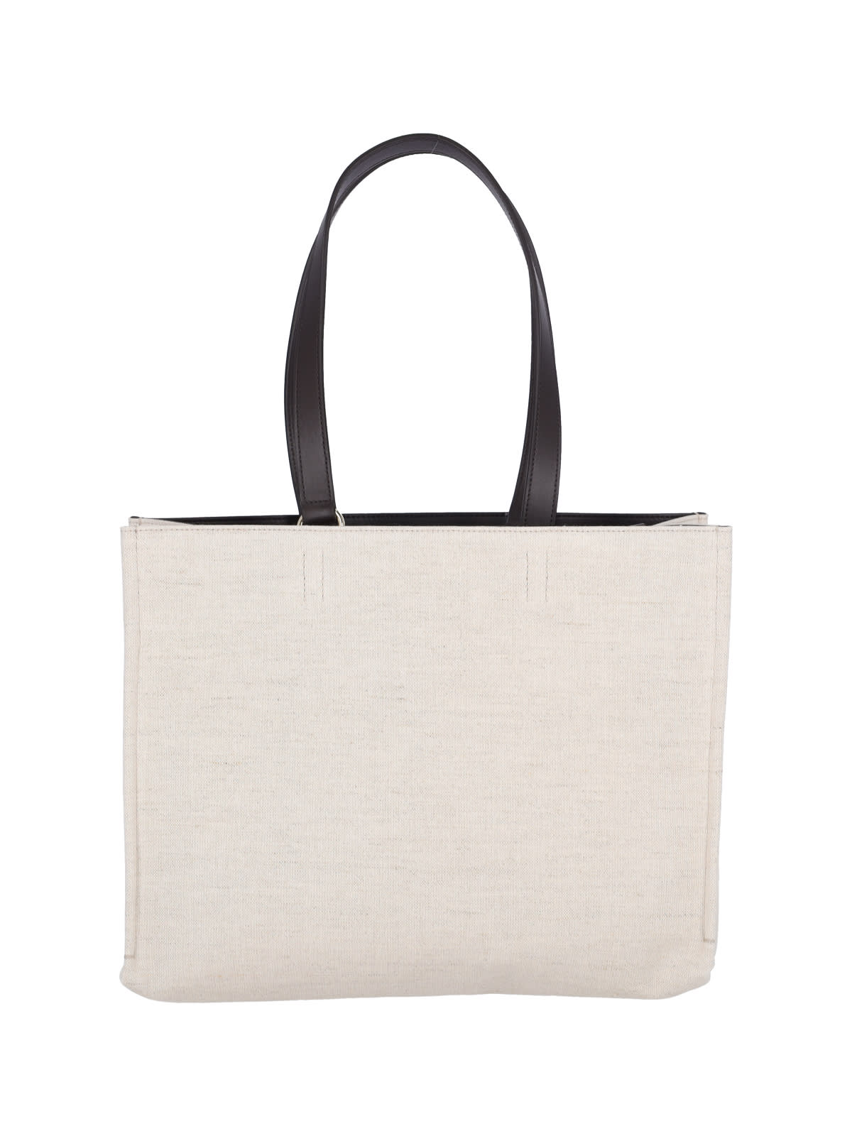 Shop Ferragamo Logo Tote Bag In Beige