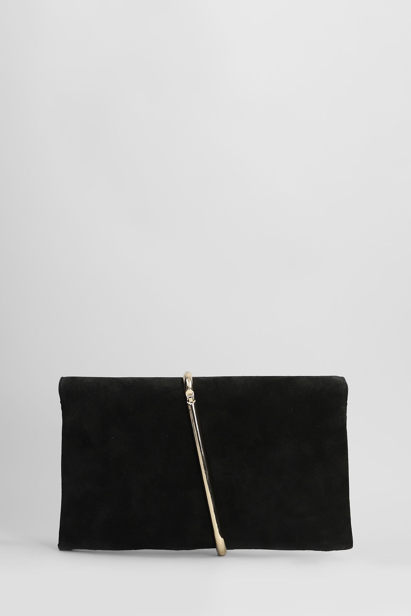 Simkhai Amaya Clutch In Black Leather In Black