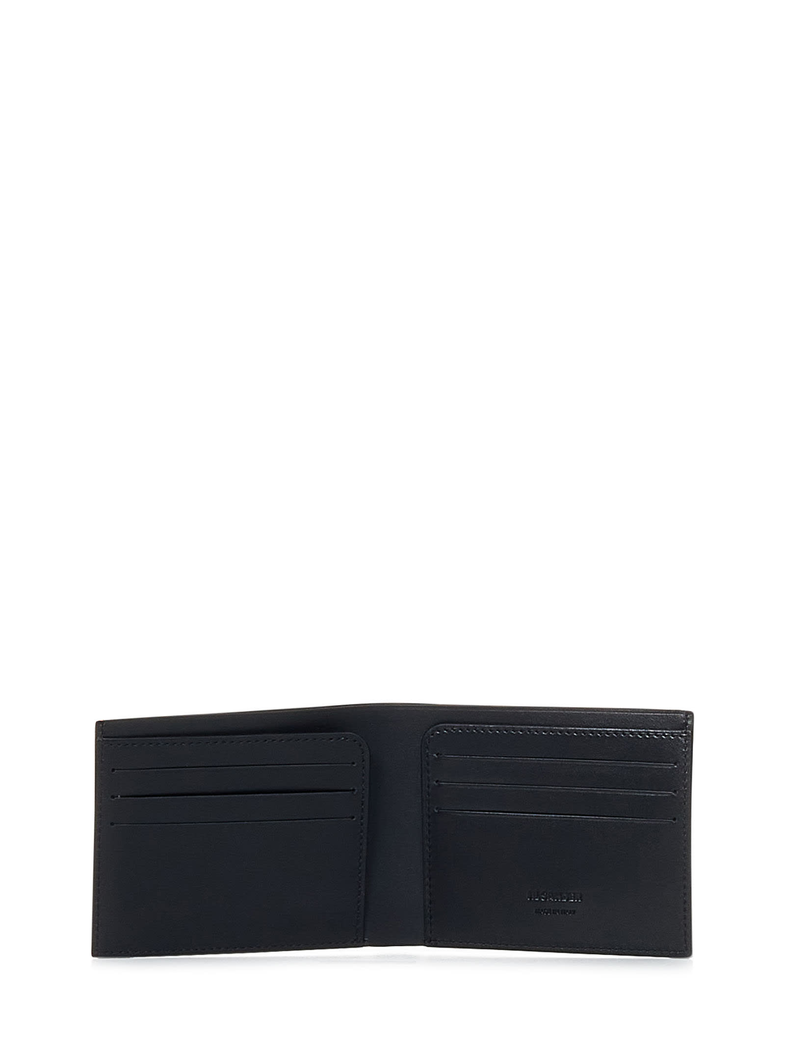 Shop Jil Sander Wallet In Nero