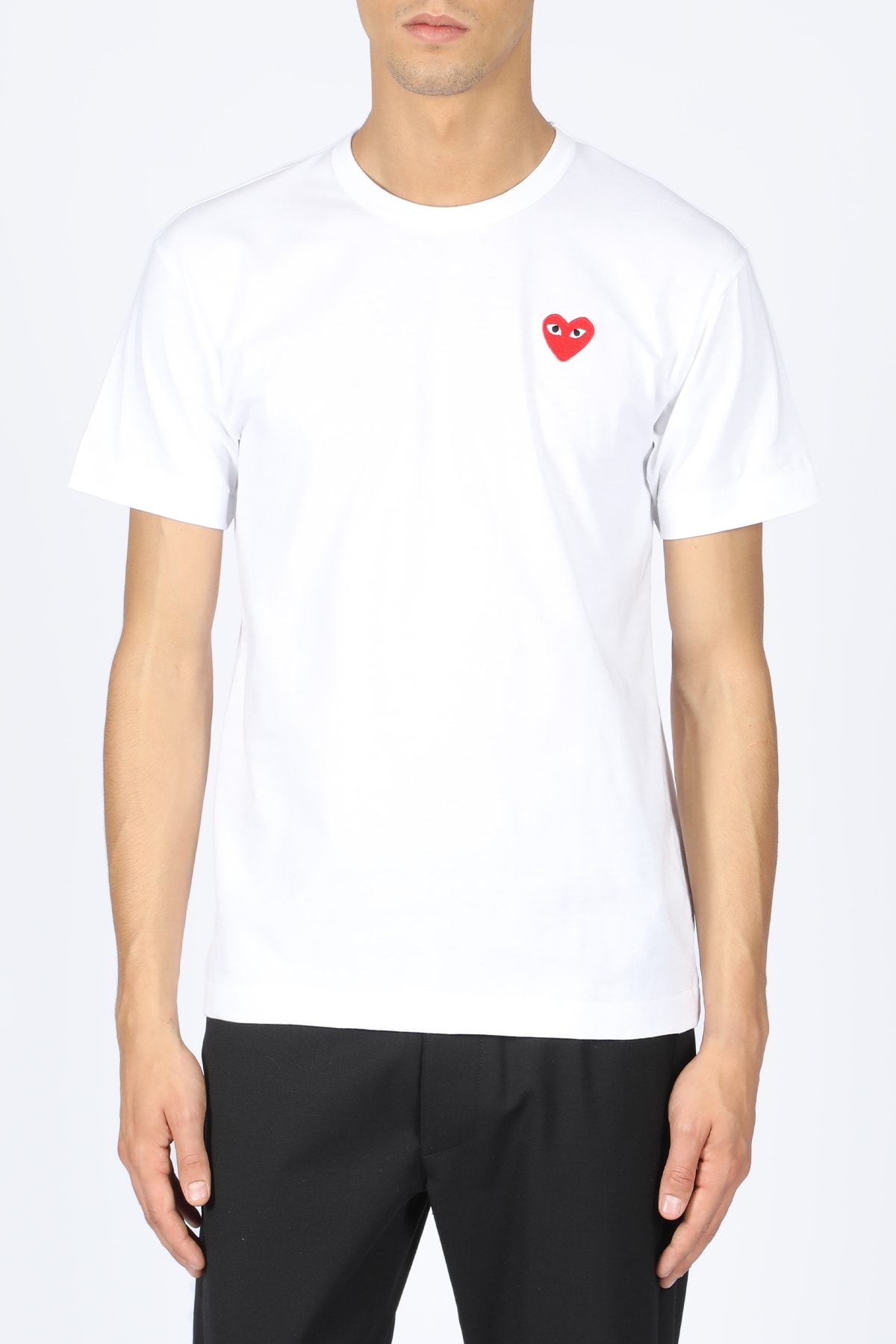 Comme des Garçons Play Red Heart Patch T-shirt