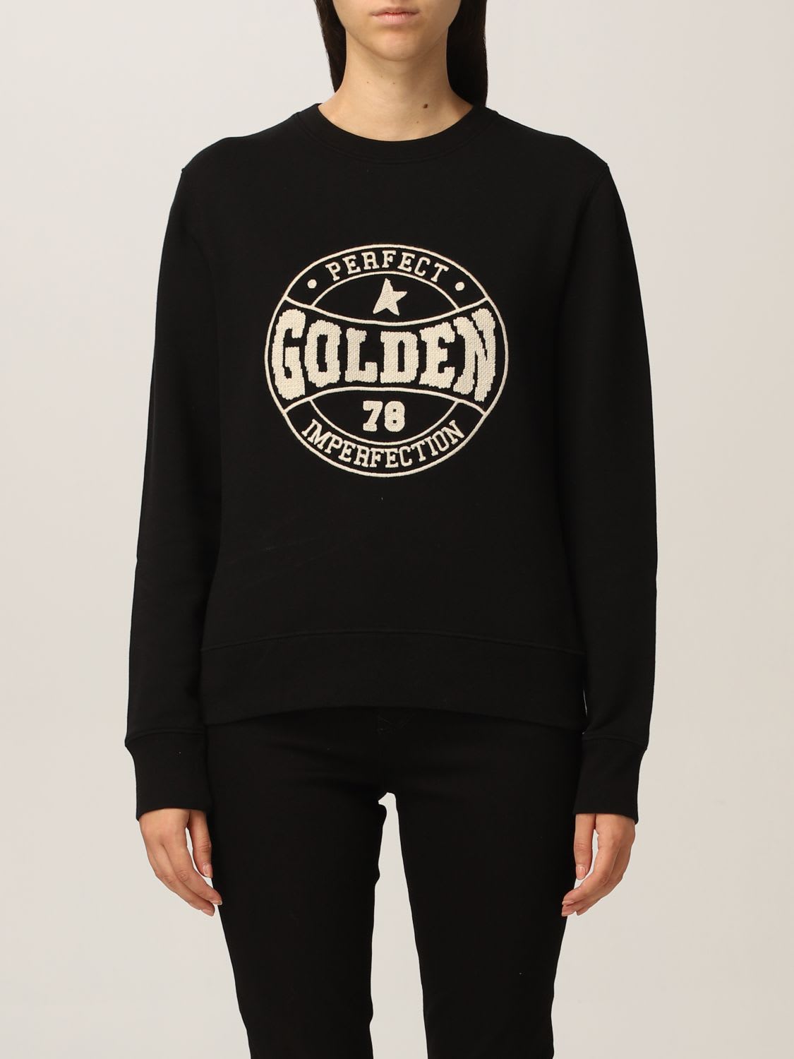 Golden Goose Sweatshirt Golden Goose Cotton Sweatshirt With Embroidered Logo