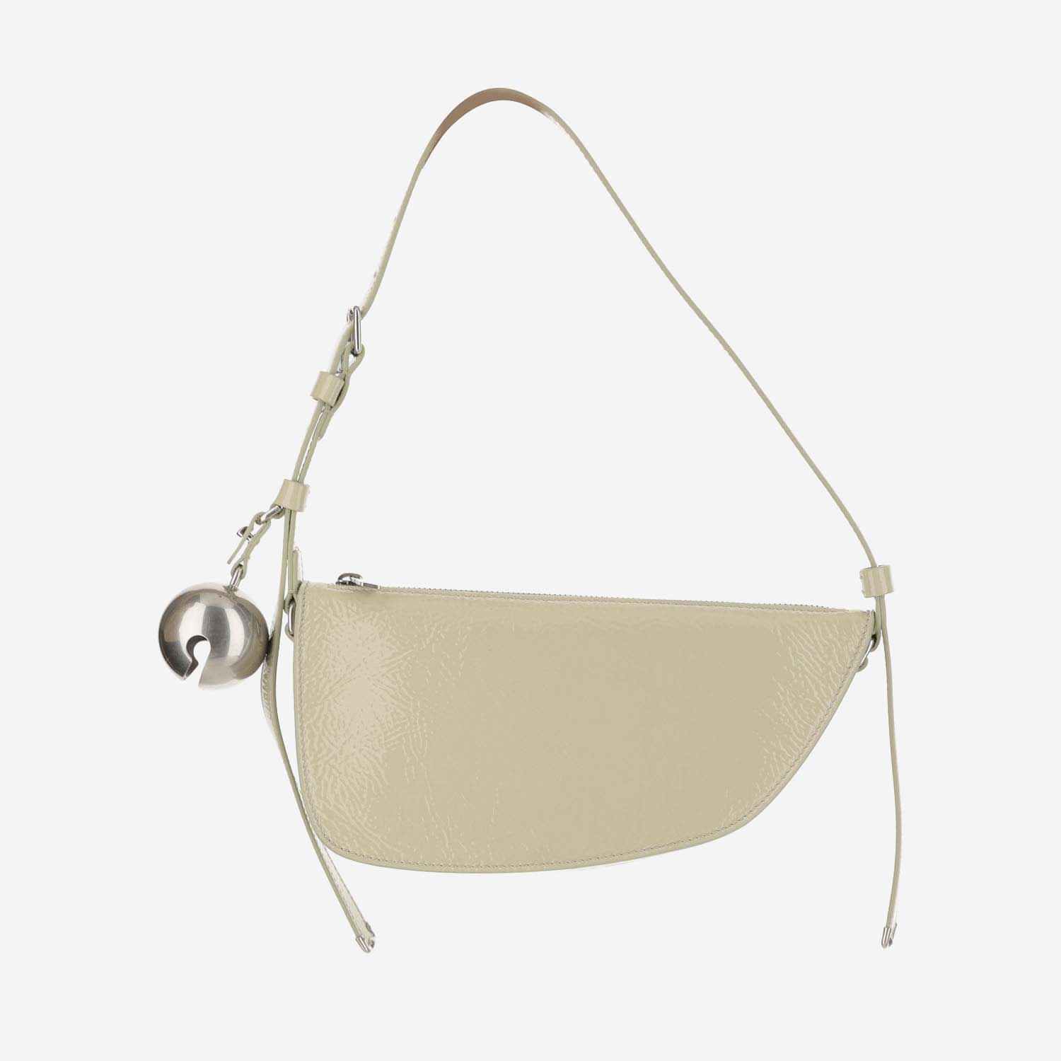 Shop Burberry Mini Shield Bag In Hunter