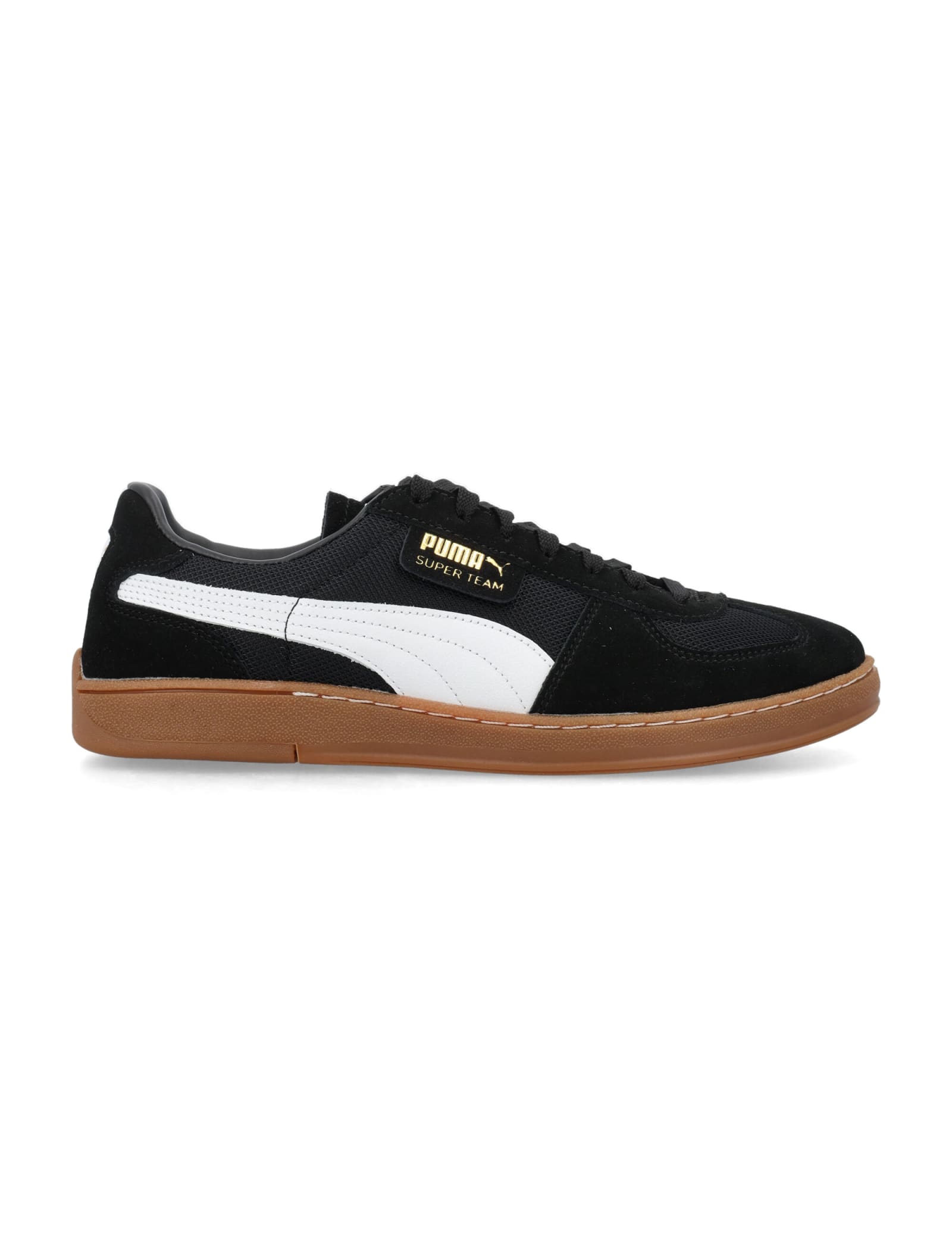 Puma Palermo Leather Sneaker In Black