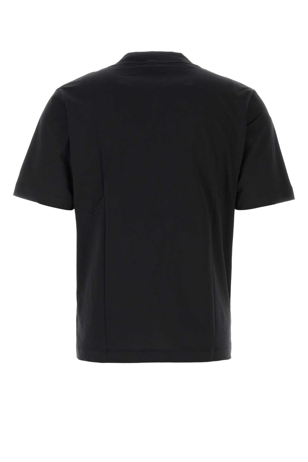 Shop Etudes Studio Black Cotton T-shirt