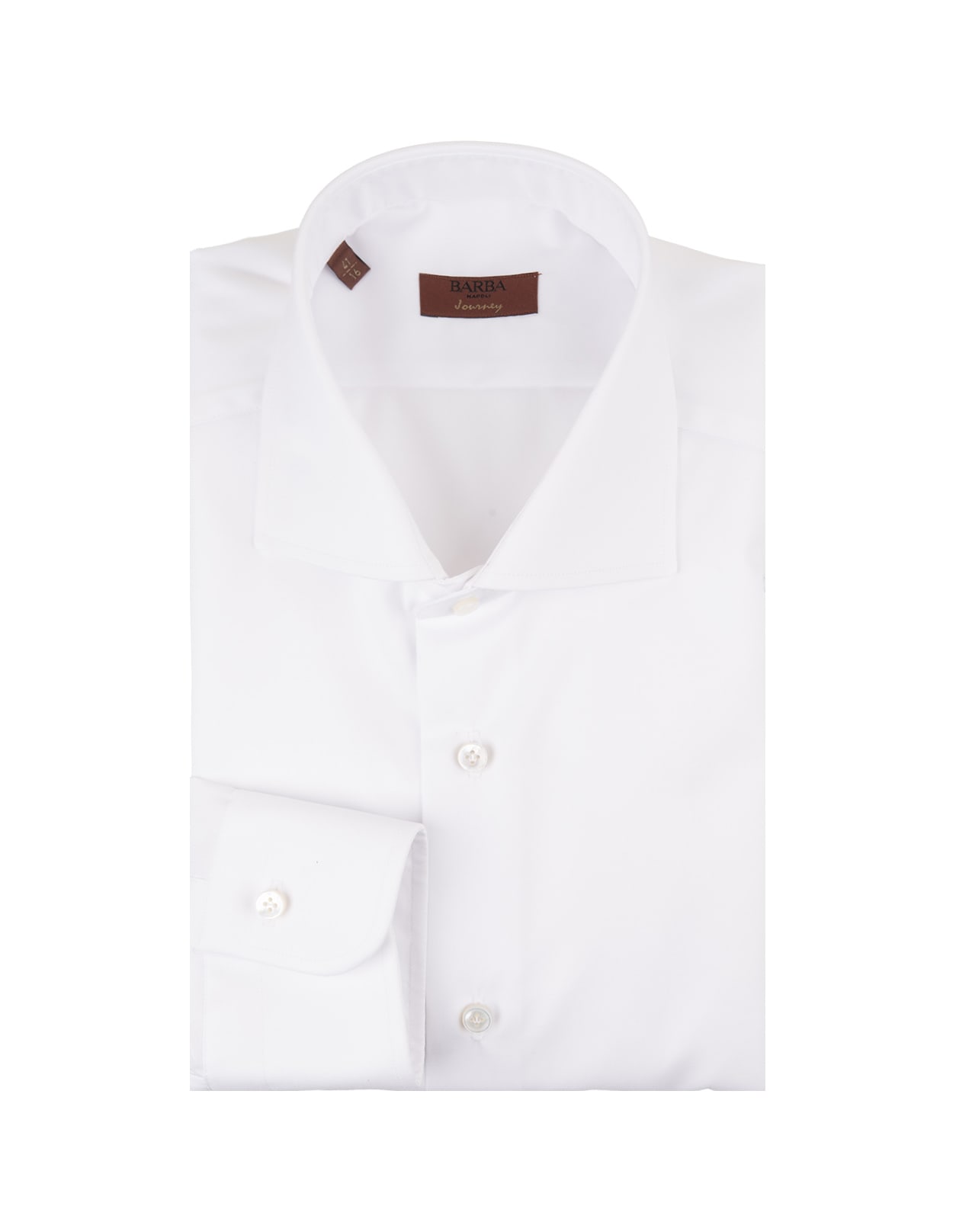 Shop Barba Napoli Slim Fit Shirt In White Cotton