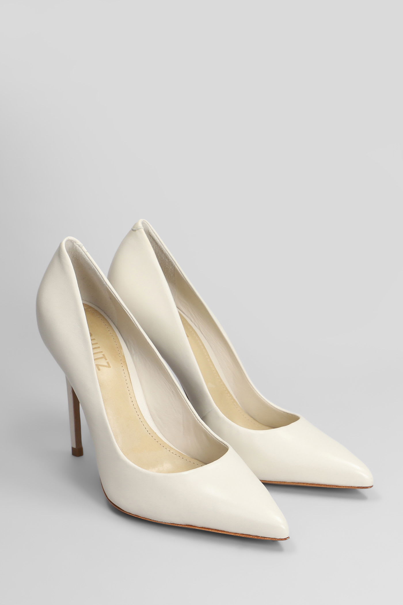 Schutz Caiolea Pumps In White Leather In White