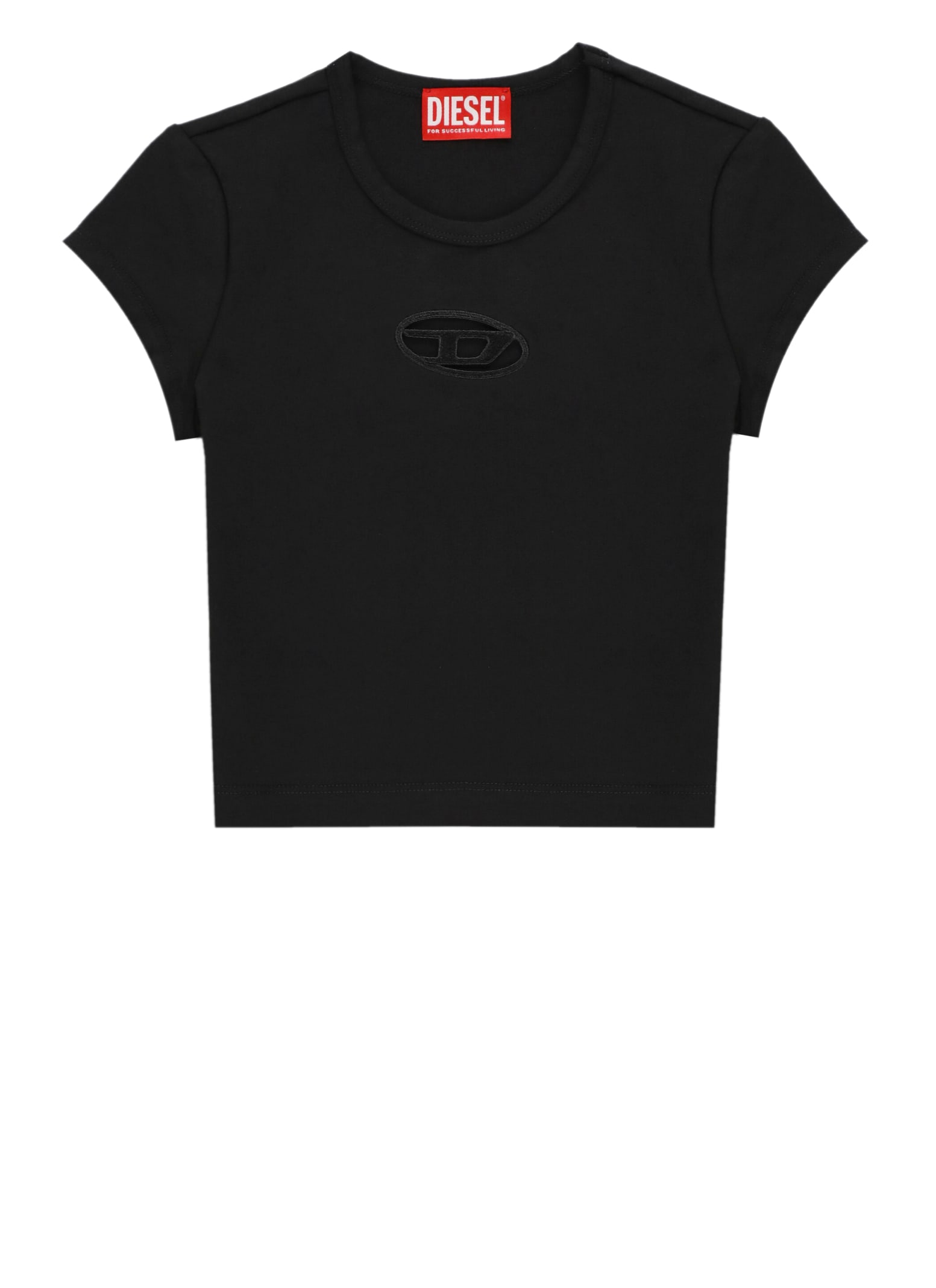 Shop Diesel Tangie T-shirt In Black