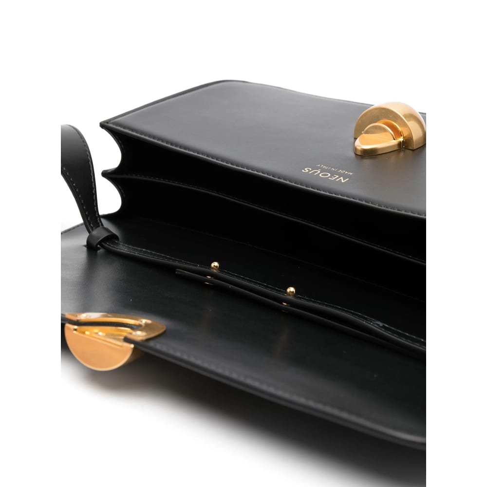 Neous Leather Shoulder Bags In Black