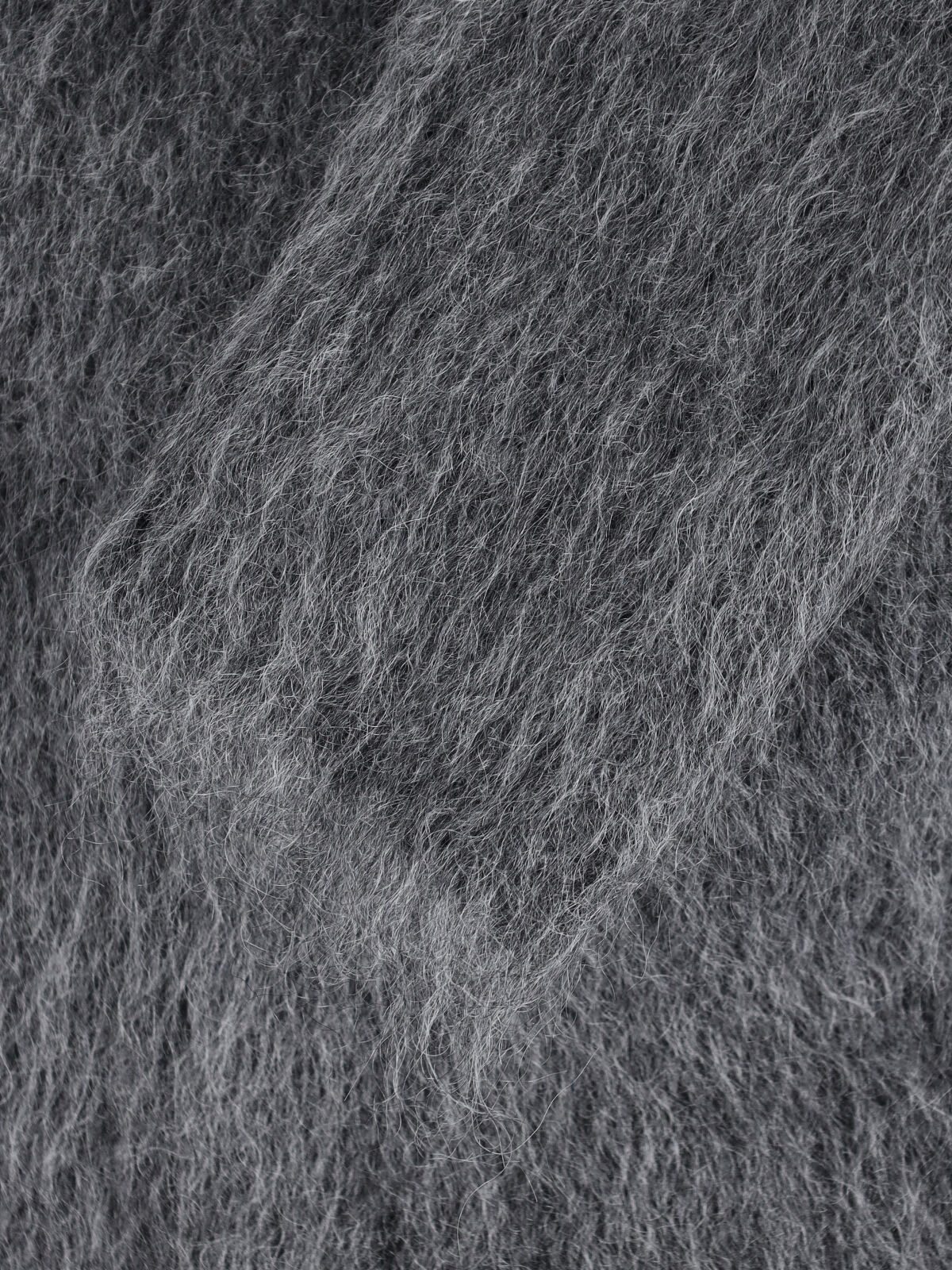 Gucci Mohair Blend Cardigan In Gray