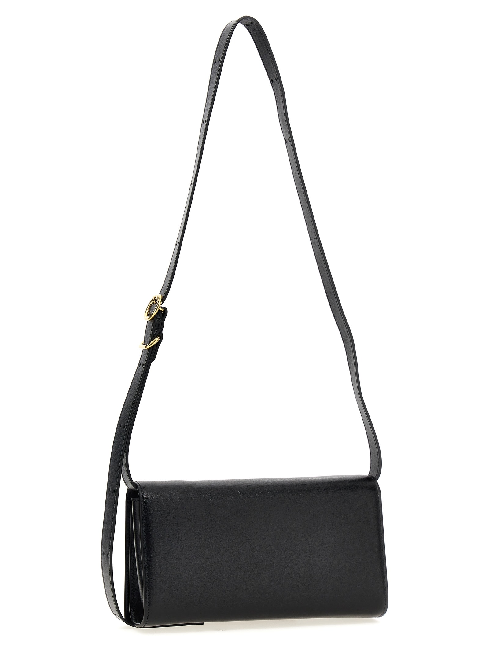 Shop Jil Sander All-day Crossbody Bag In Black