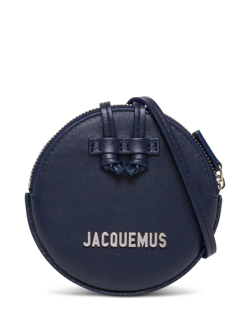 Jacquemus Le Pitchou Crossbody Bag In Blue Leather