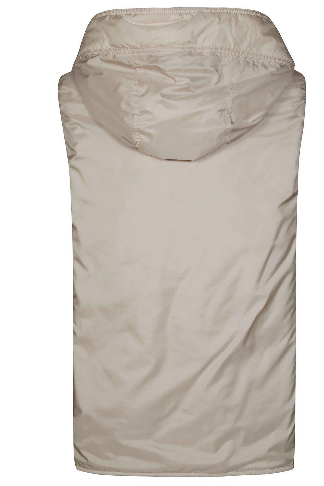 Weekend Max Mara Tecla Zip-up Drawstring Gilet In Bianco