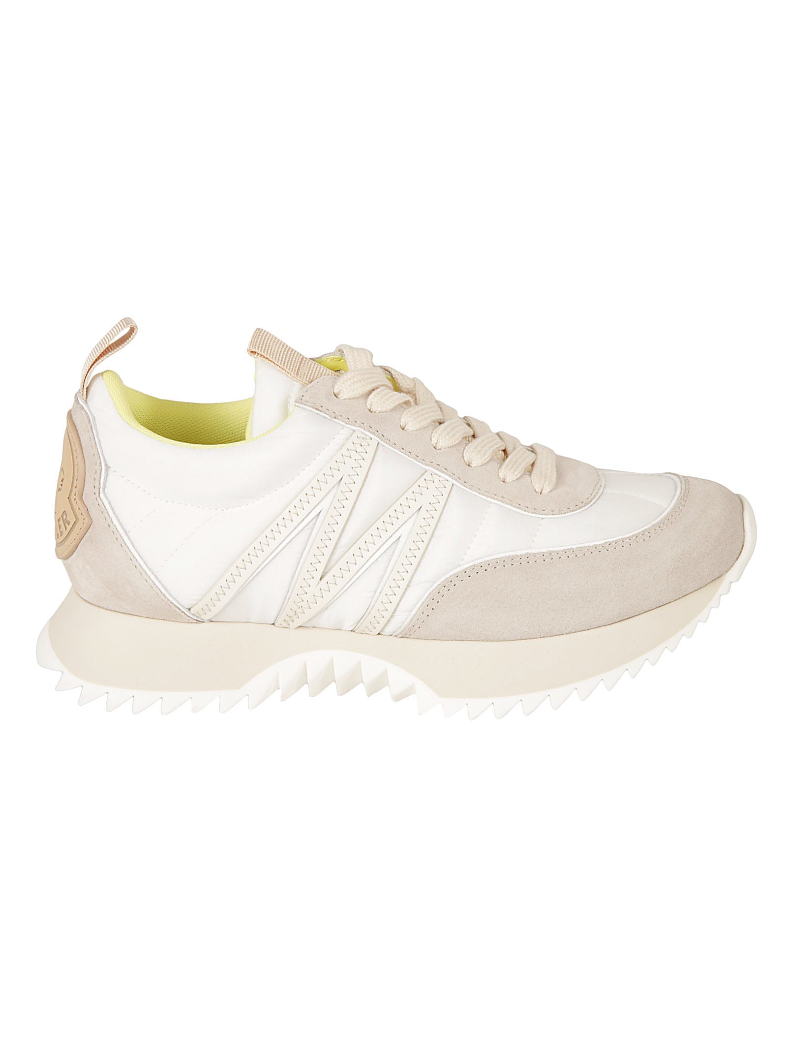 Shop Moncler Pacey Low-top Sneakers In White