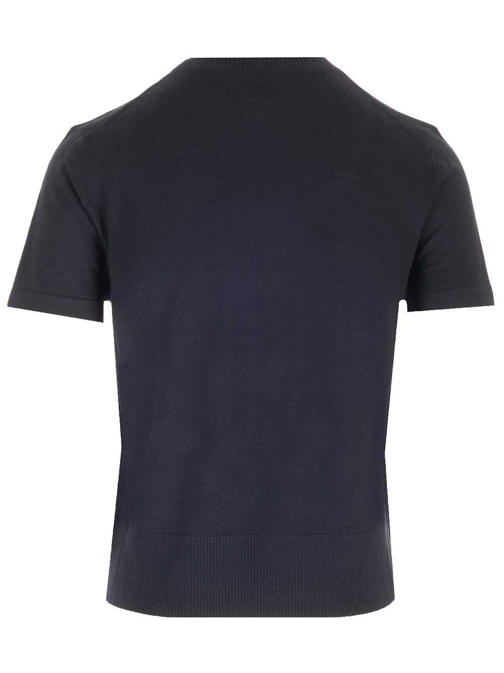 Shop Chloé Super Fine Wool Crew Neck Top In Blue