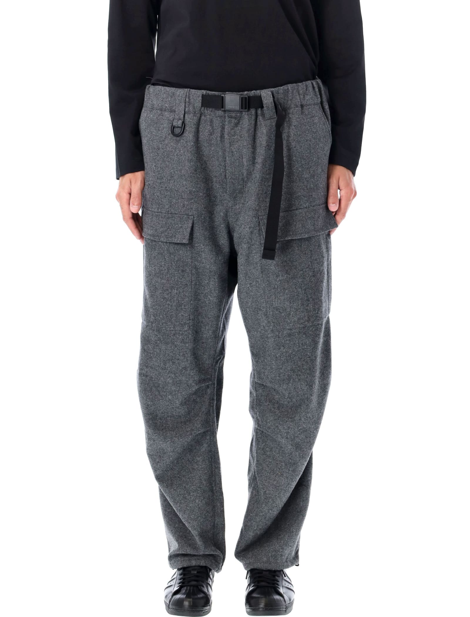 Shop Y-3 Cargo Jogging Pants In Grey