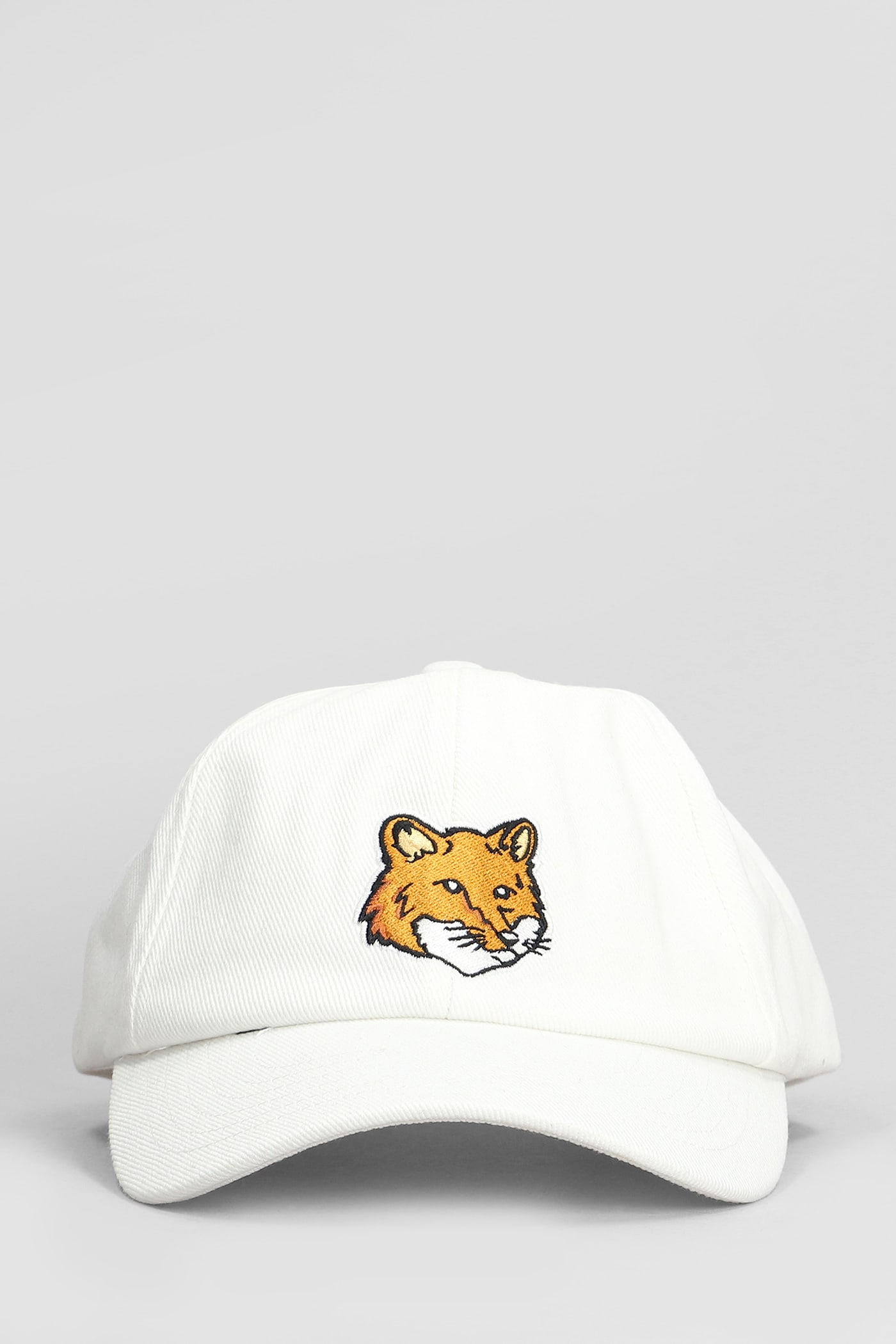 Maison Kitsuné Hats In White Cotton