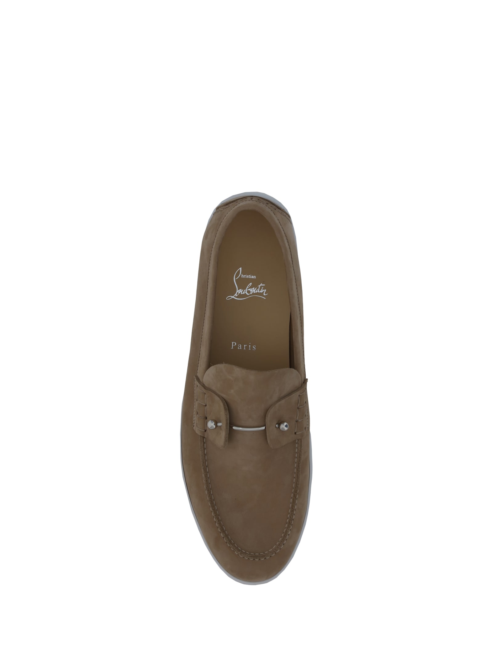 Shop Christian Louboutin Chambeliboat Loafers In Lionne