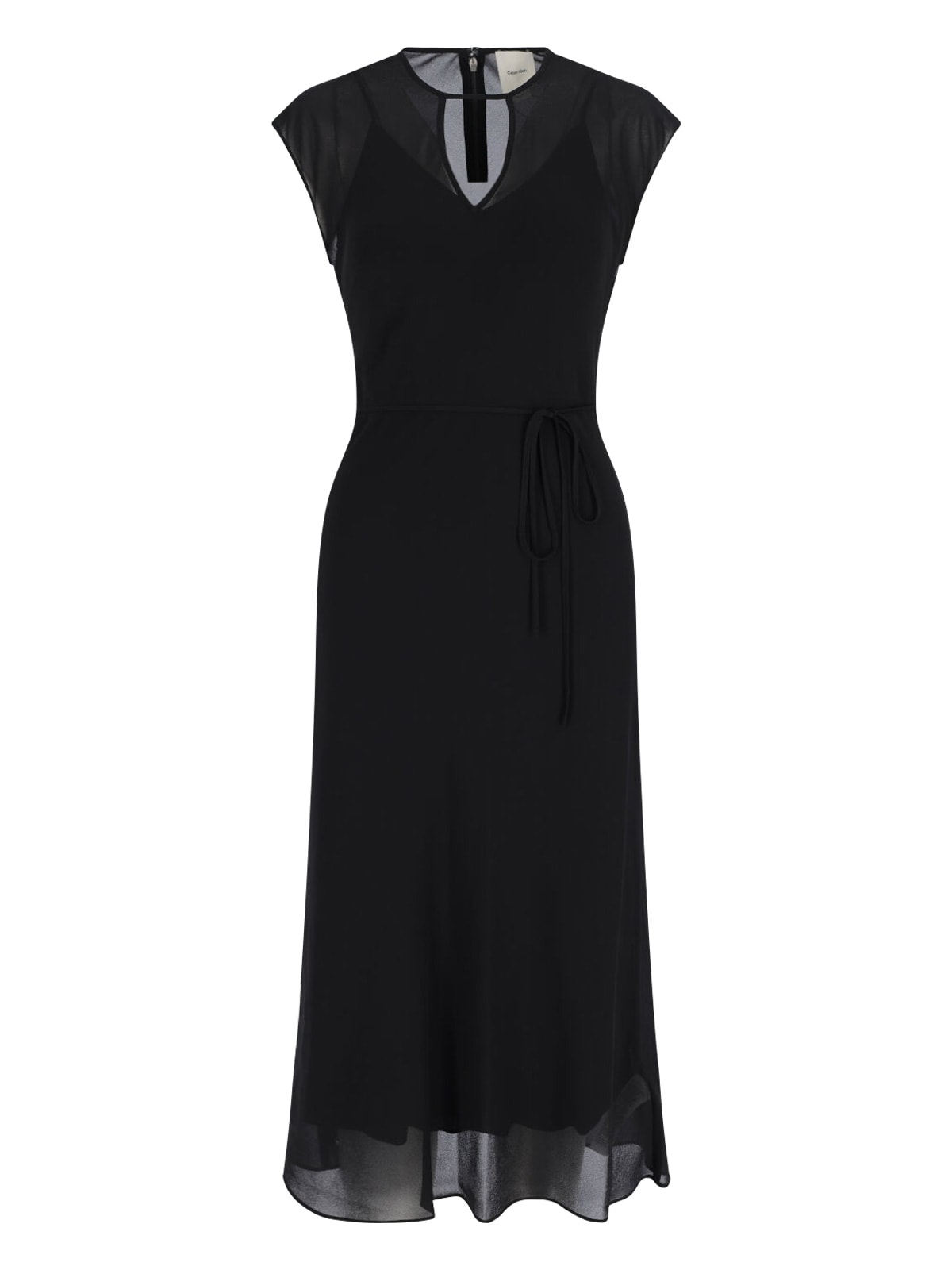 Semi-transparent Midi Dress
