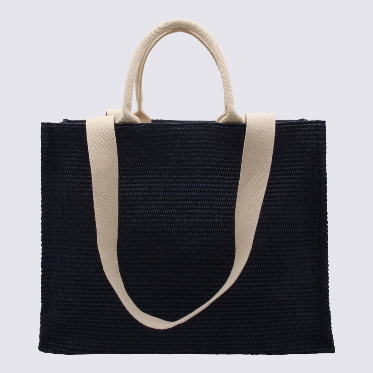 Shop Marni Blue Raffia Tote Bag In Ultramarine