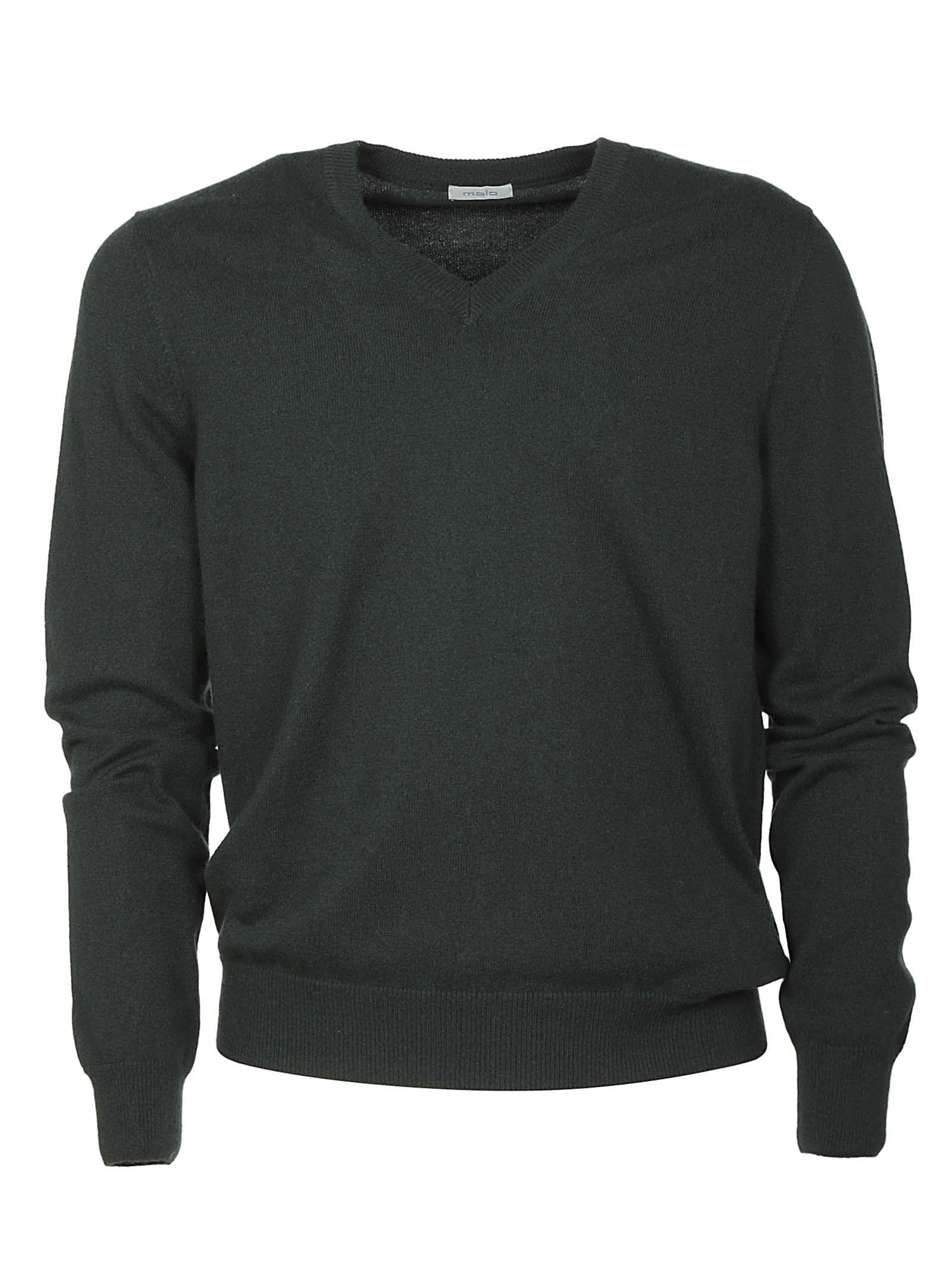 Malo V-neck Ribbed Sweater