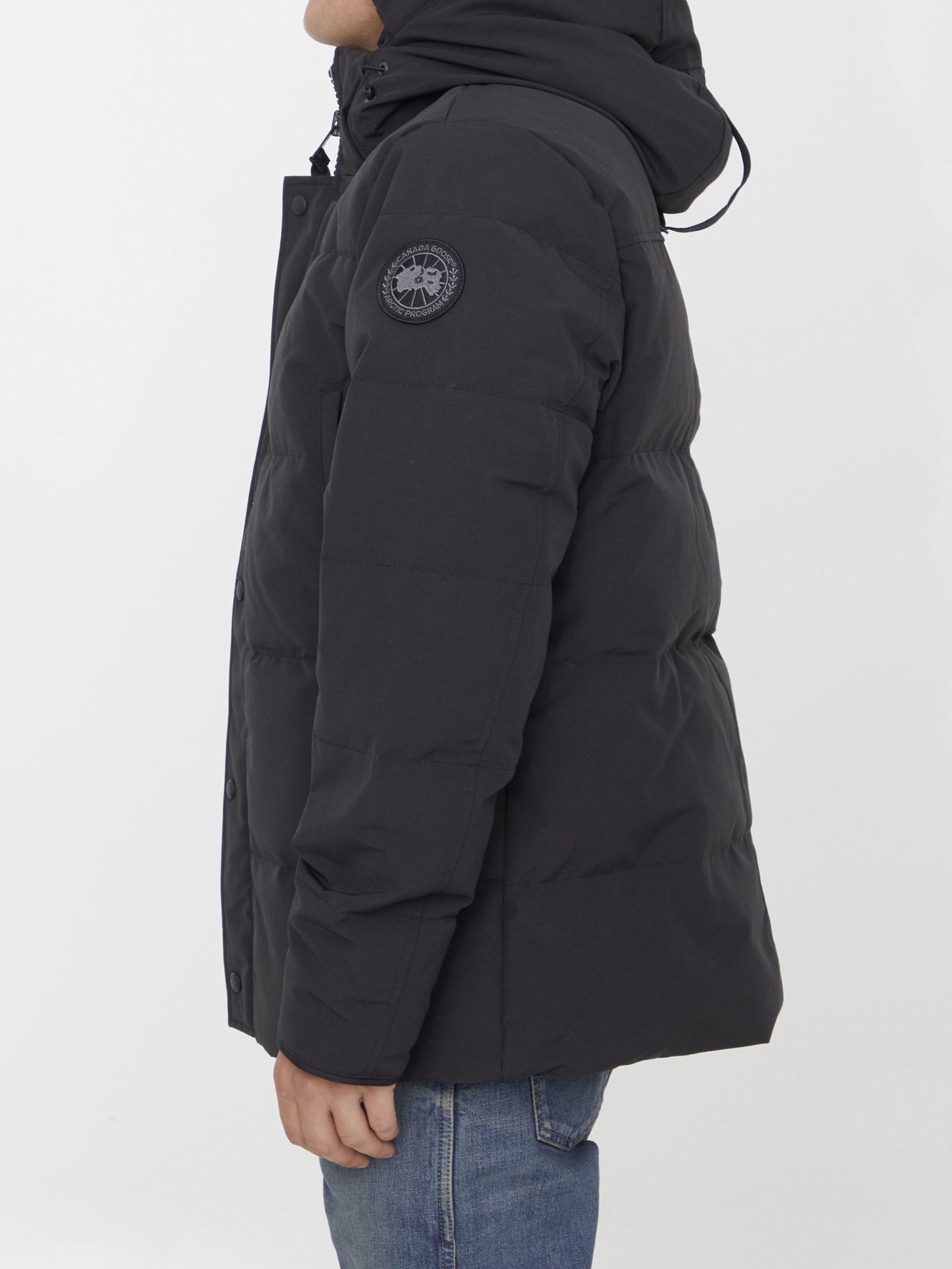 Shop Canada Goose Wyndham Parka In Black