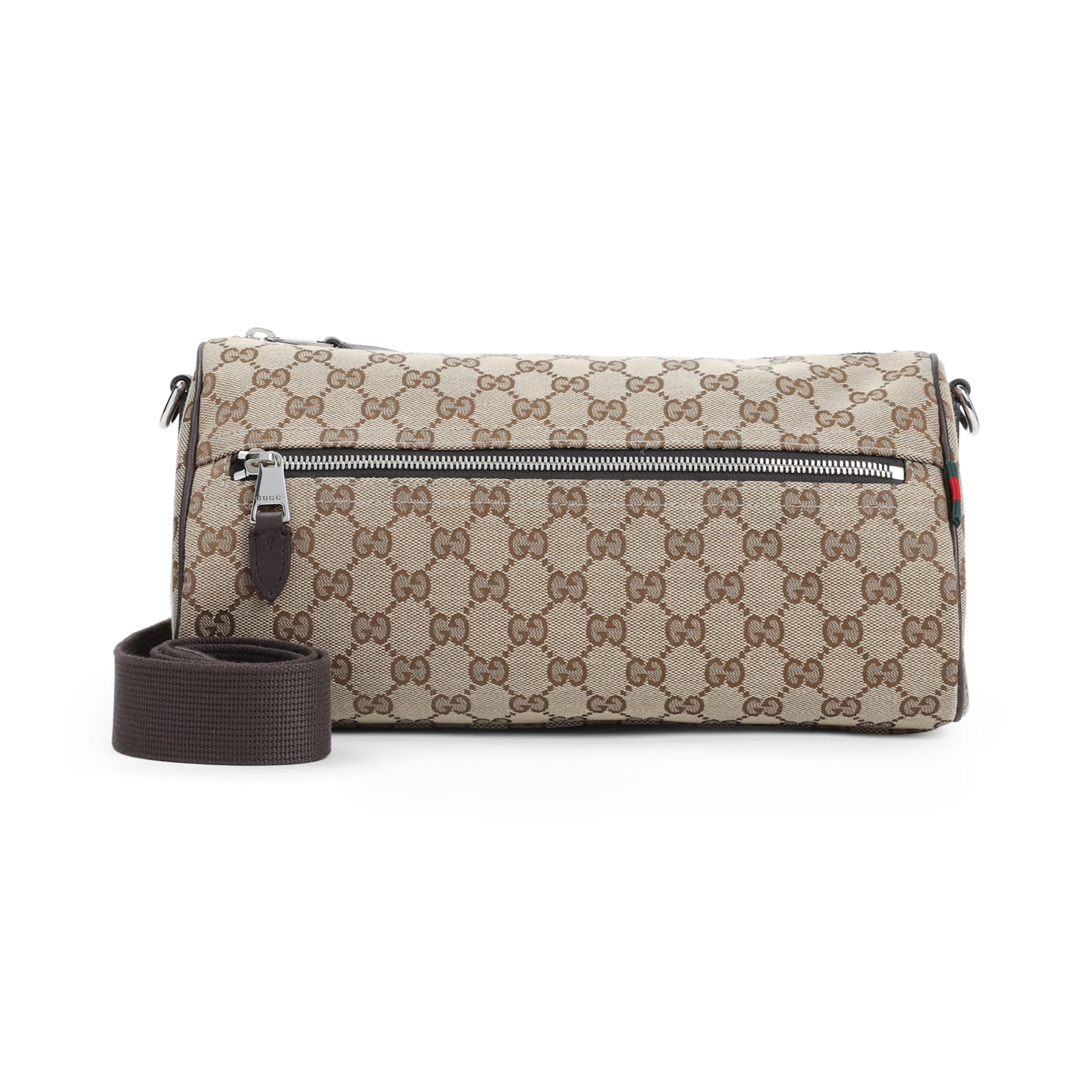 Gucci Beige Gg Canvas Crossbody Bag