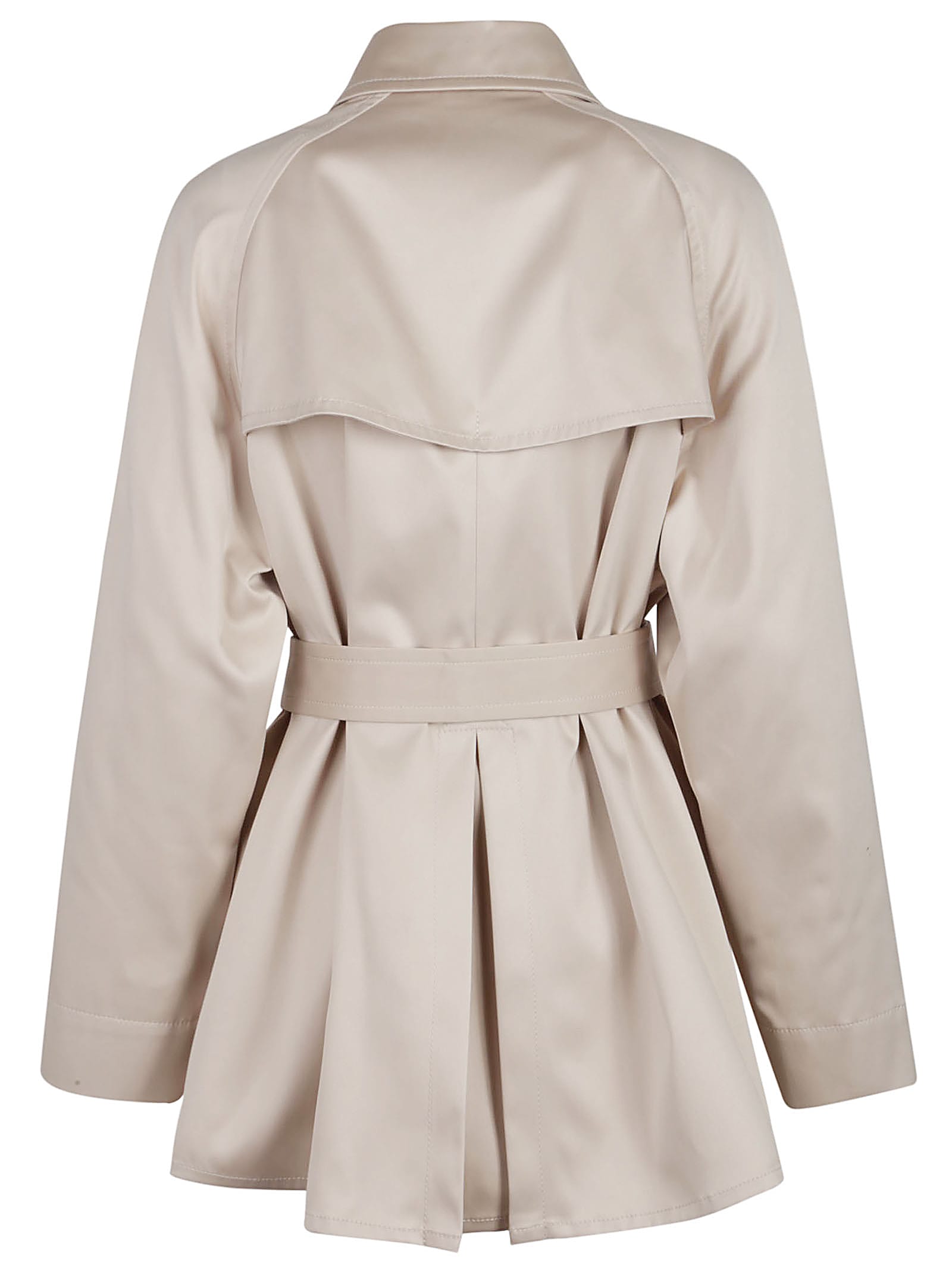 Fay Trench Coat In Technical Poplin In Carne Medio