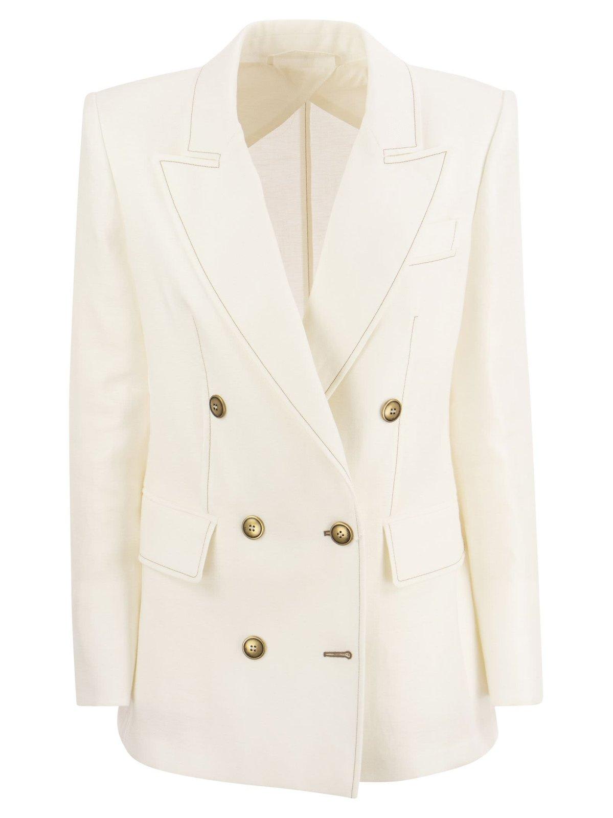 MAX MARA DOUBLE BREASTED TAILORED JACKET