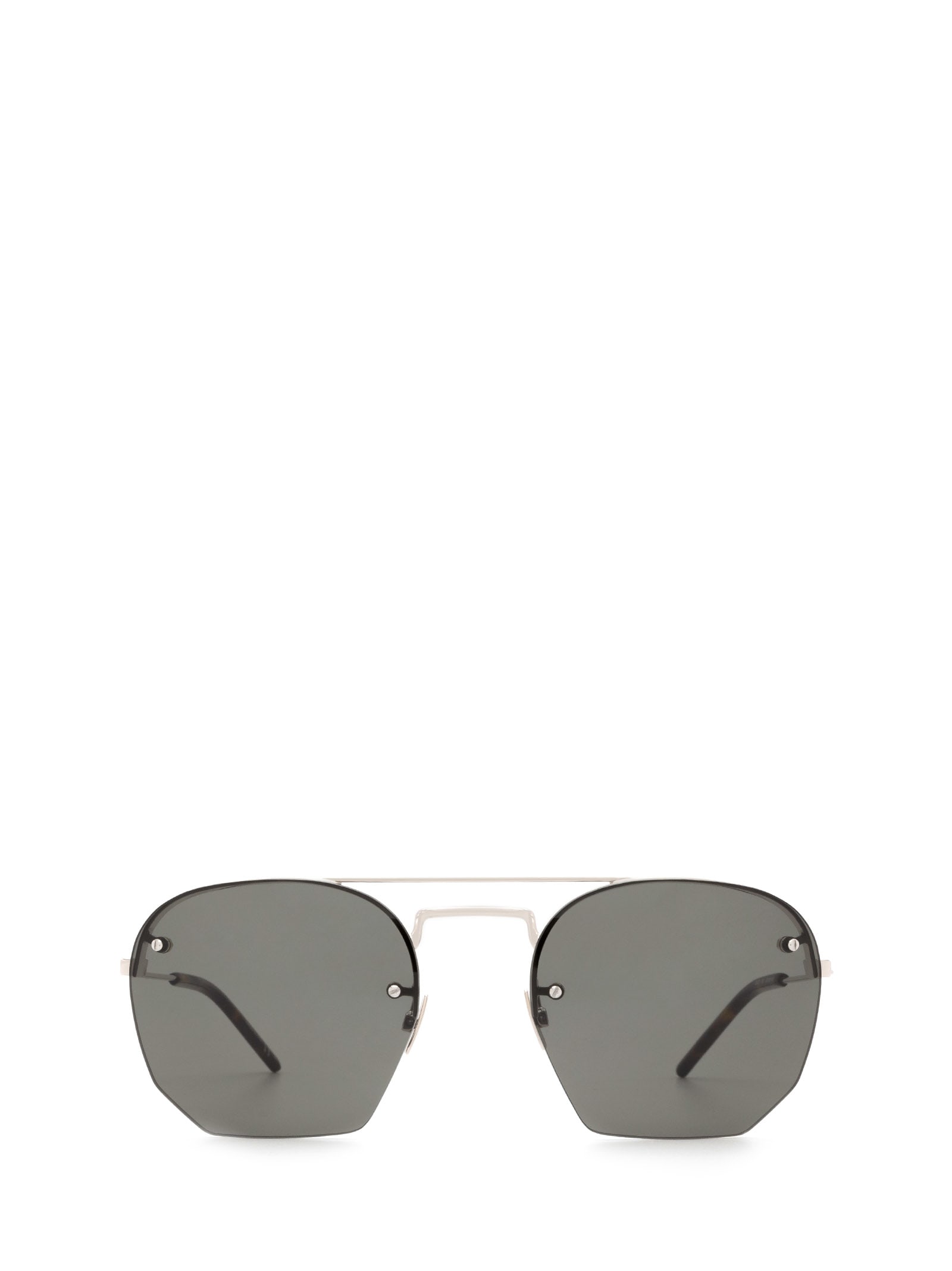 Saint Laurent Eyewear Saint Laurent Sl 422 Silver Sunglasses