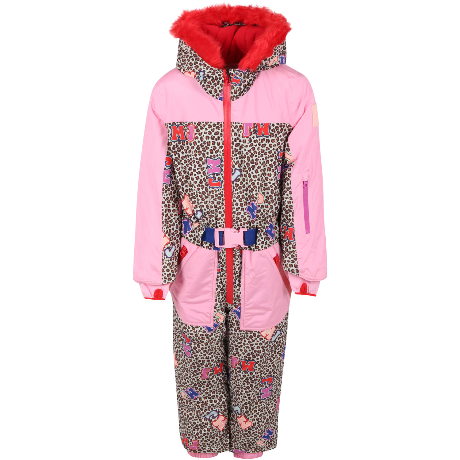 Little Marc Jacobs Pink Jumpsuit For Girl