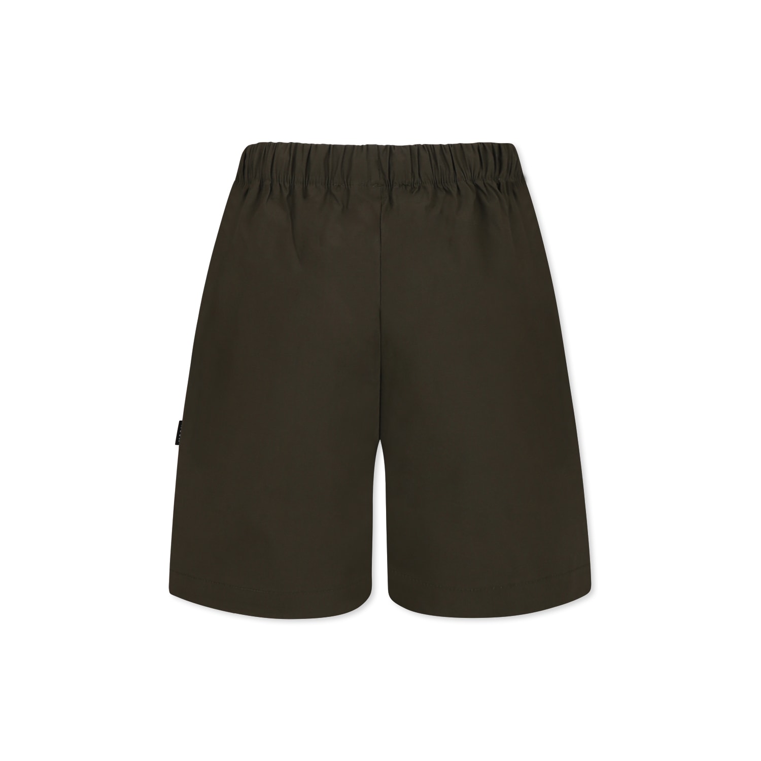 Shop Msgm Green Shorts For Boy With Logo