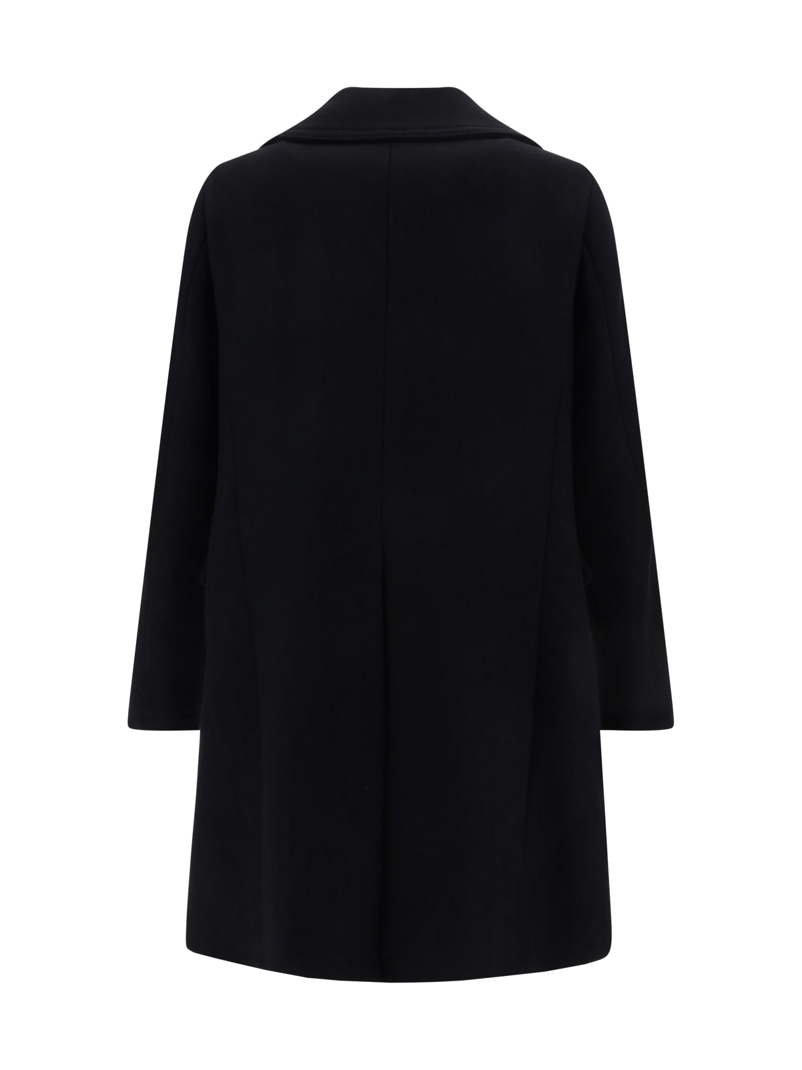 Shop Dsquared2 Double Breasted Long-sleeved Coat In 900