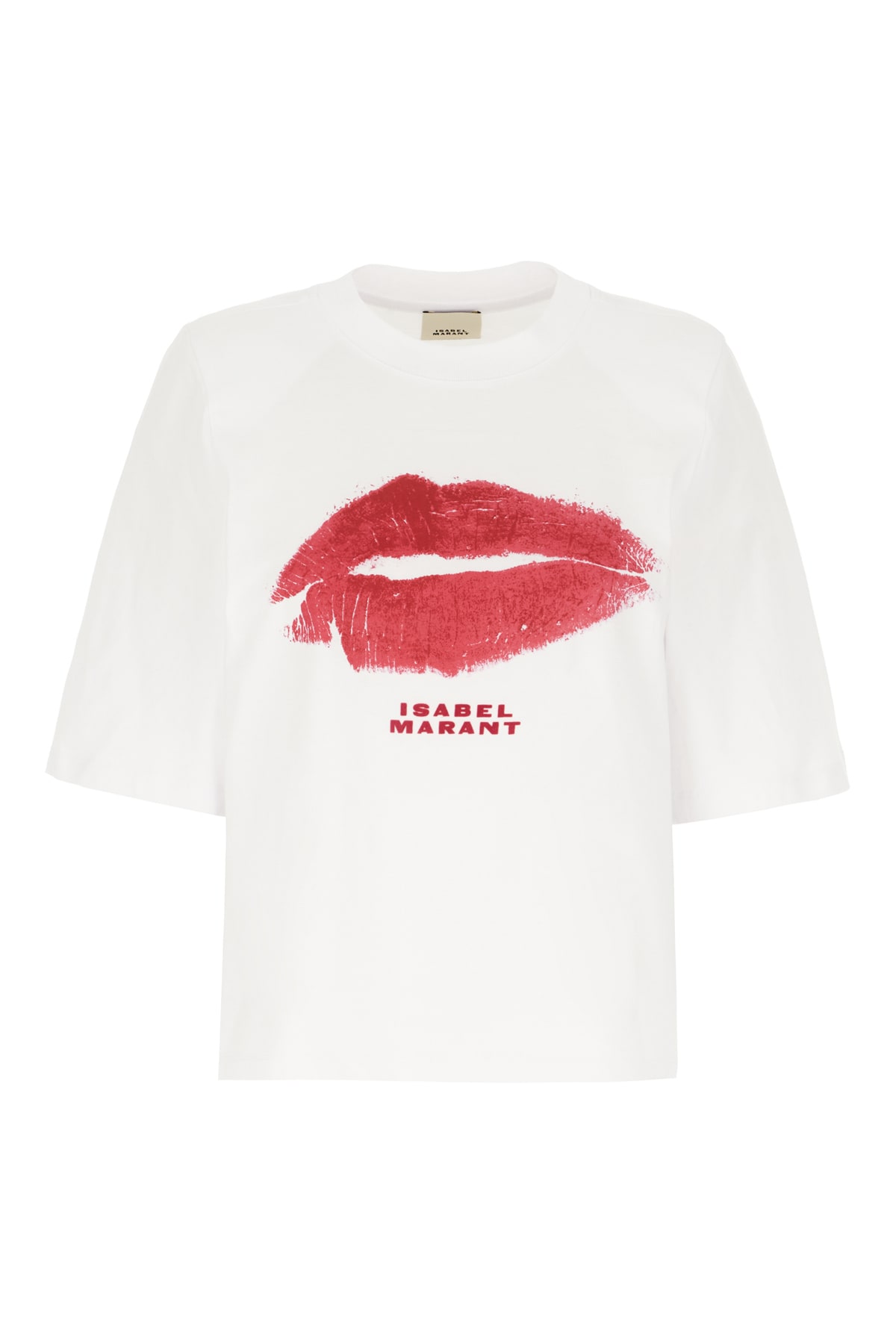 Isabel Marant White Cotton T-shirt In Bianco