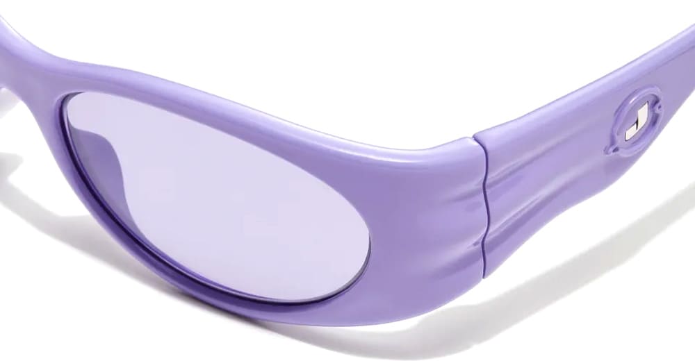 Junk Plastic Rehab June - Marshmallow Sunglasses In Purple