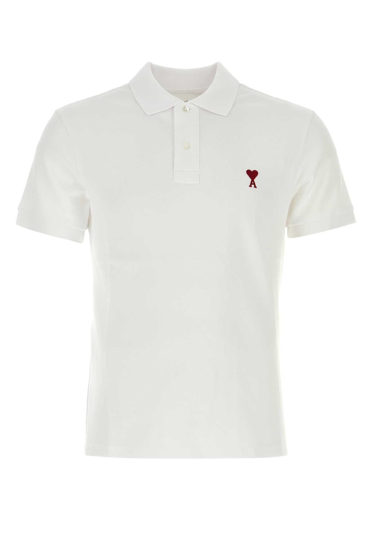 White Piquet Polo Shirt