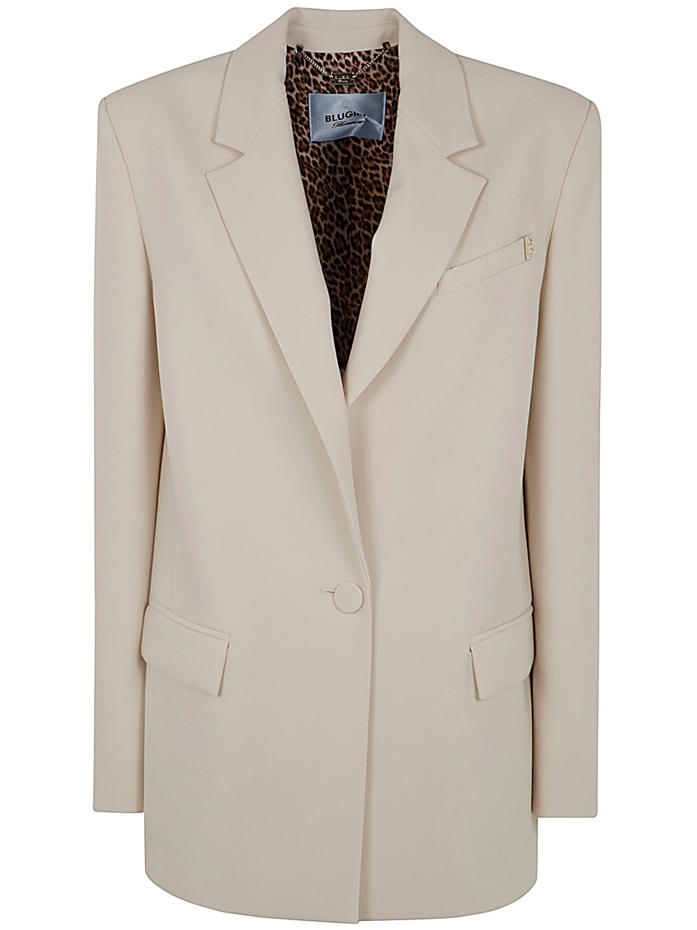 Shop Blugirl Wool Stretch Jacket In Buttercream