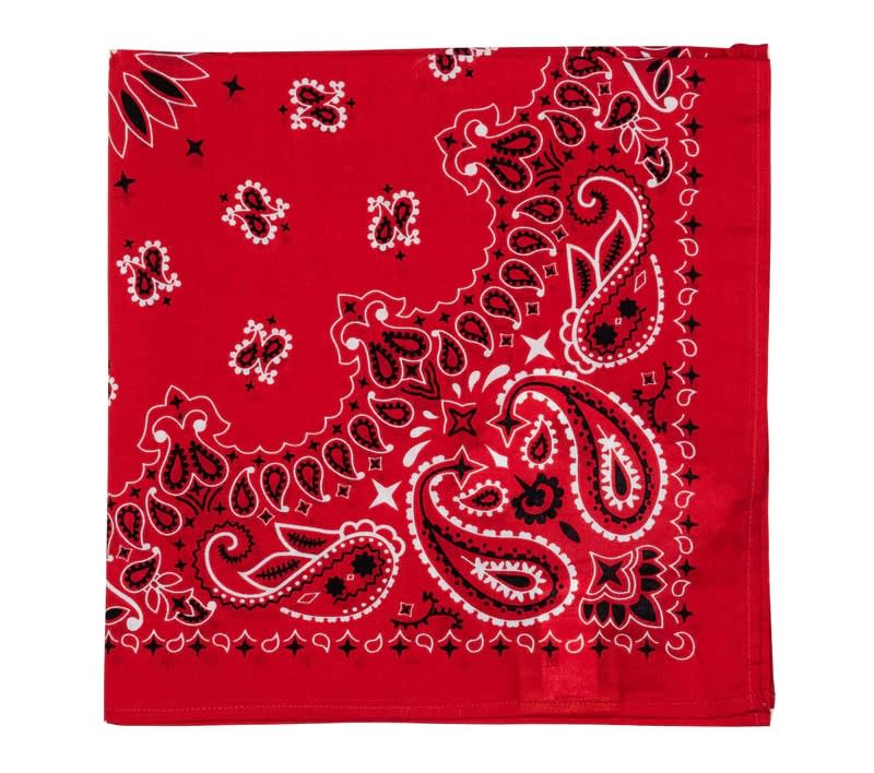Mc2 Saint Barth Red Bandanna In Red