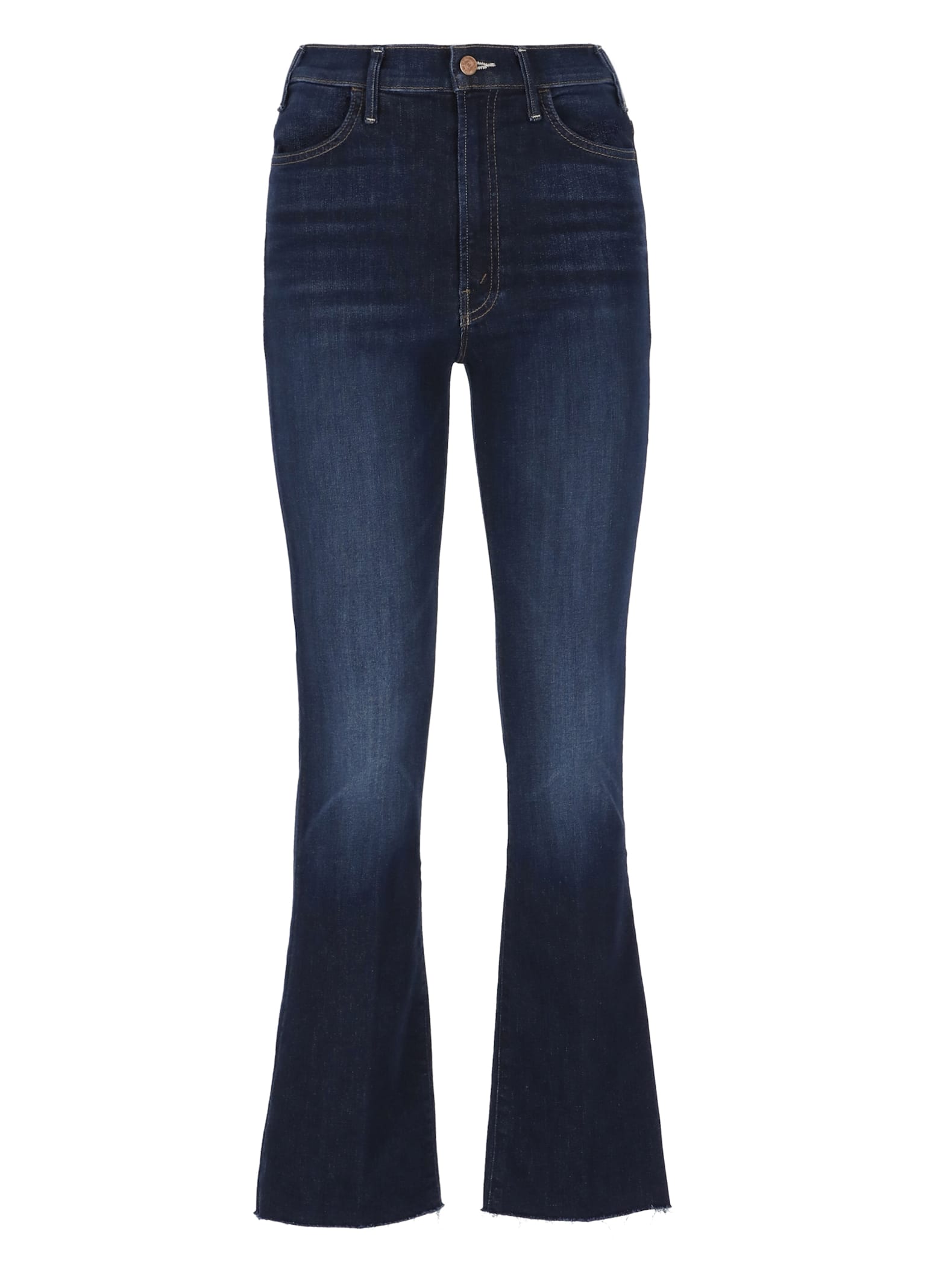 Shop Mother The Hustler Jeans In Blue