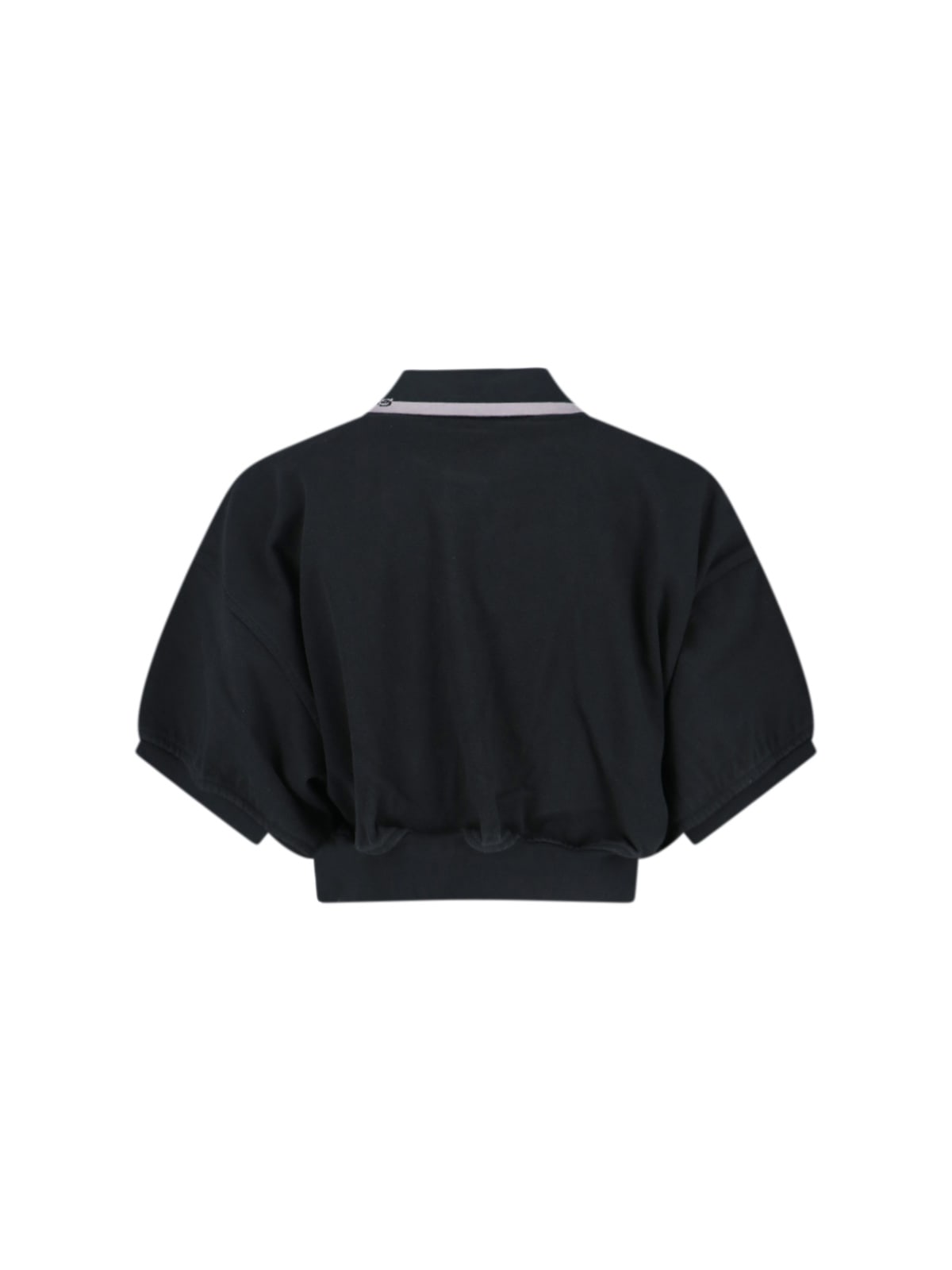 Alexander Wang Logo Polo Shirt In Black