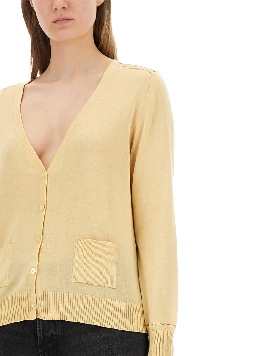 Paul Smith Women's Knitted Cardigan In Yellow